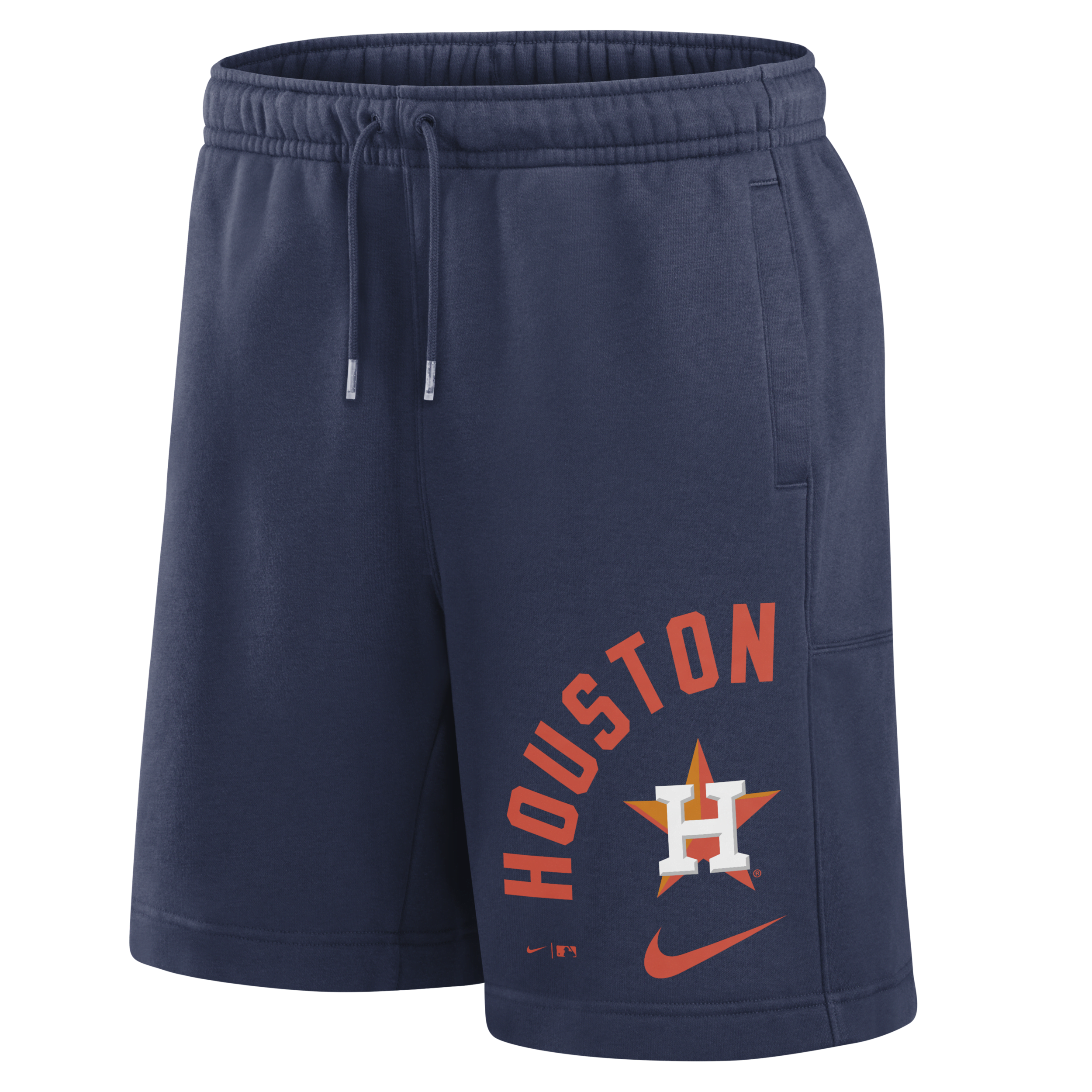 Shop Nike Houston Astros Arched Kicker  Men's Mlb Shorts In Blue