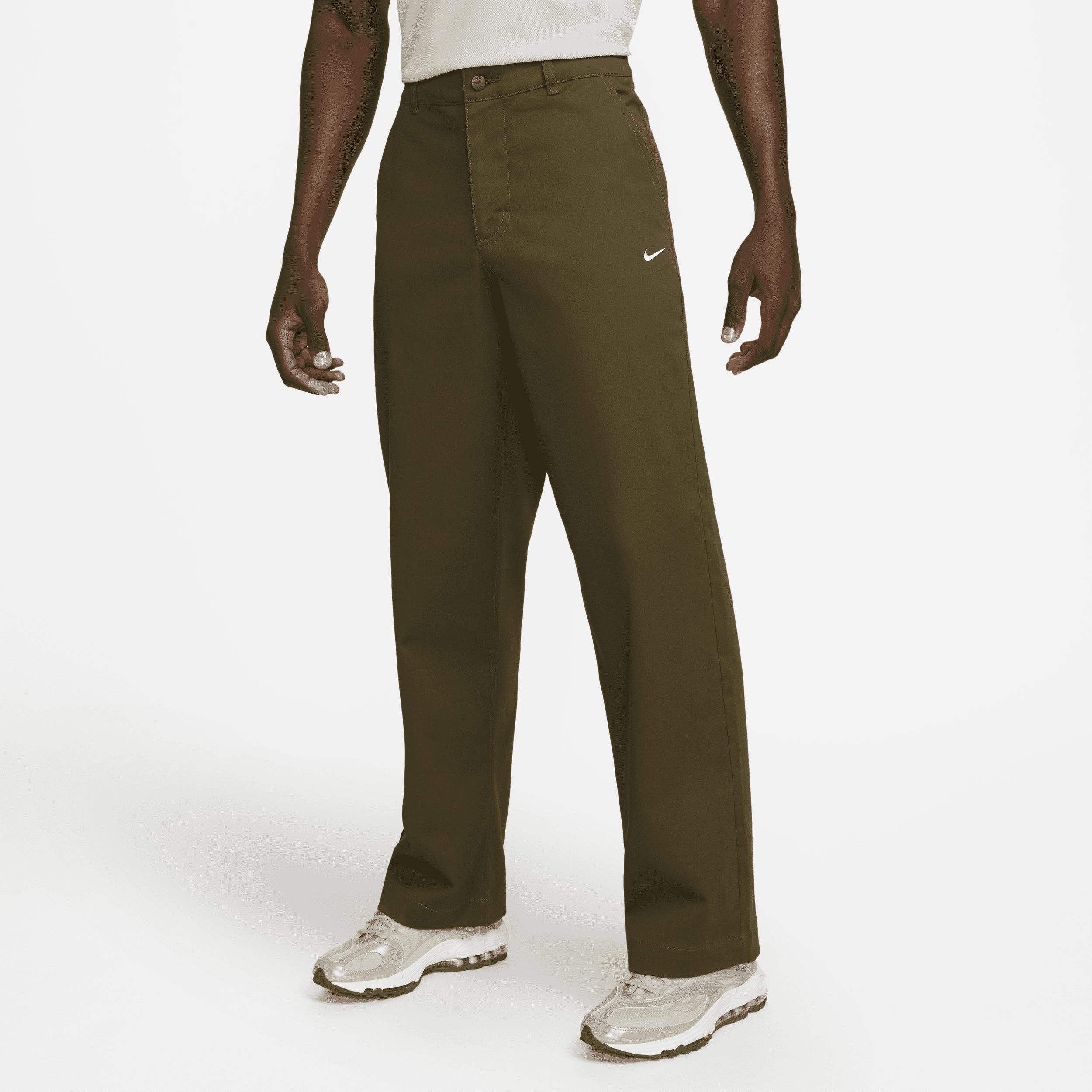 Nike Men's Life Unlined Cotton Chino Pants In Green