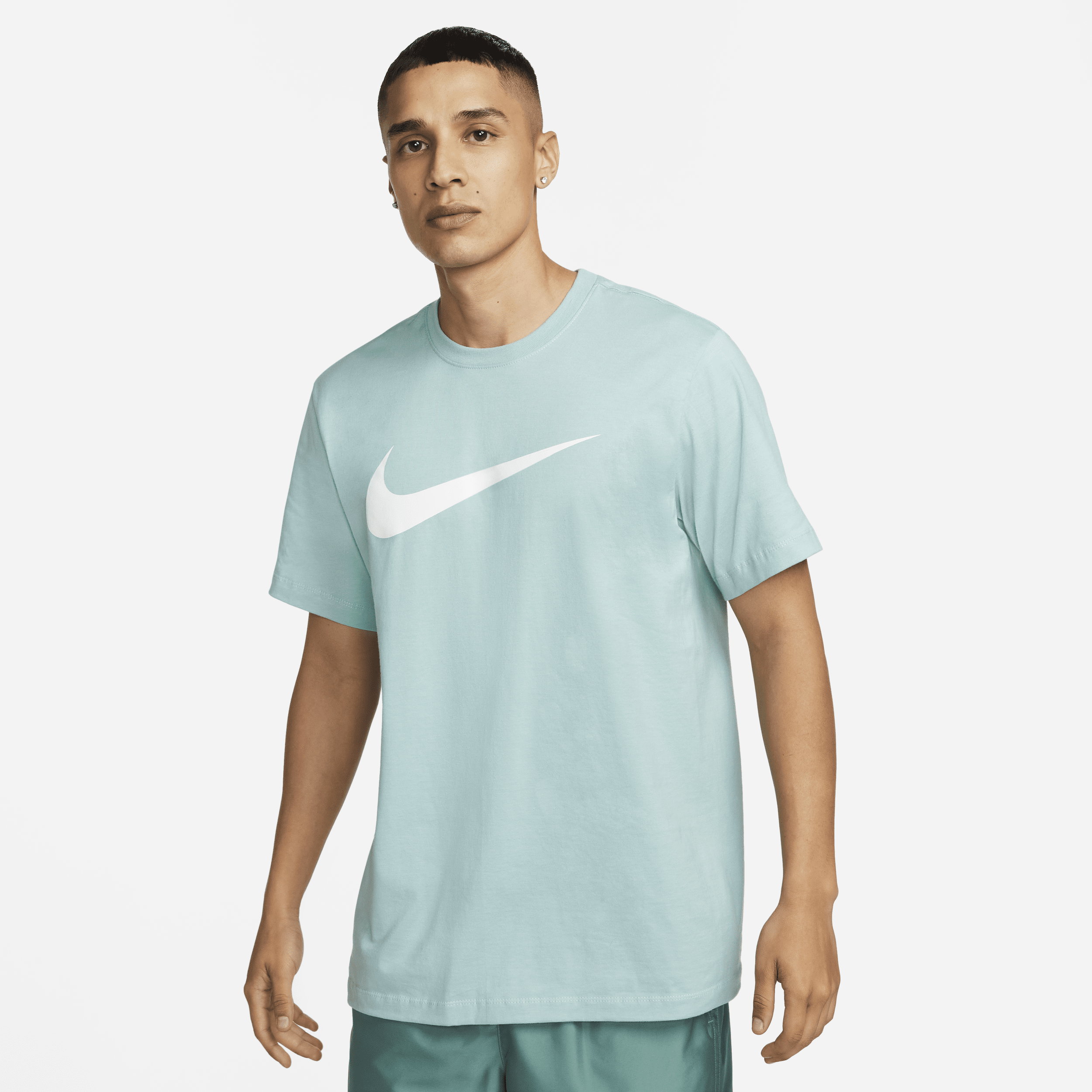 Nike Men's  Sportswear Swoosh T-shirt In Green