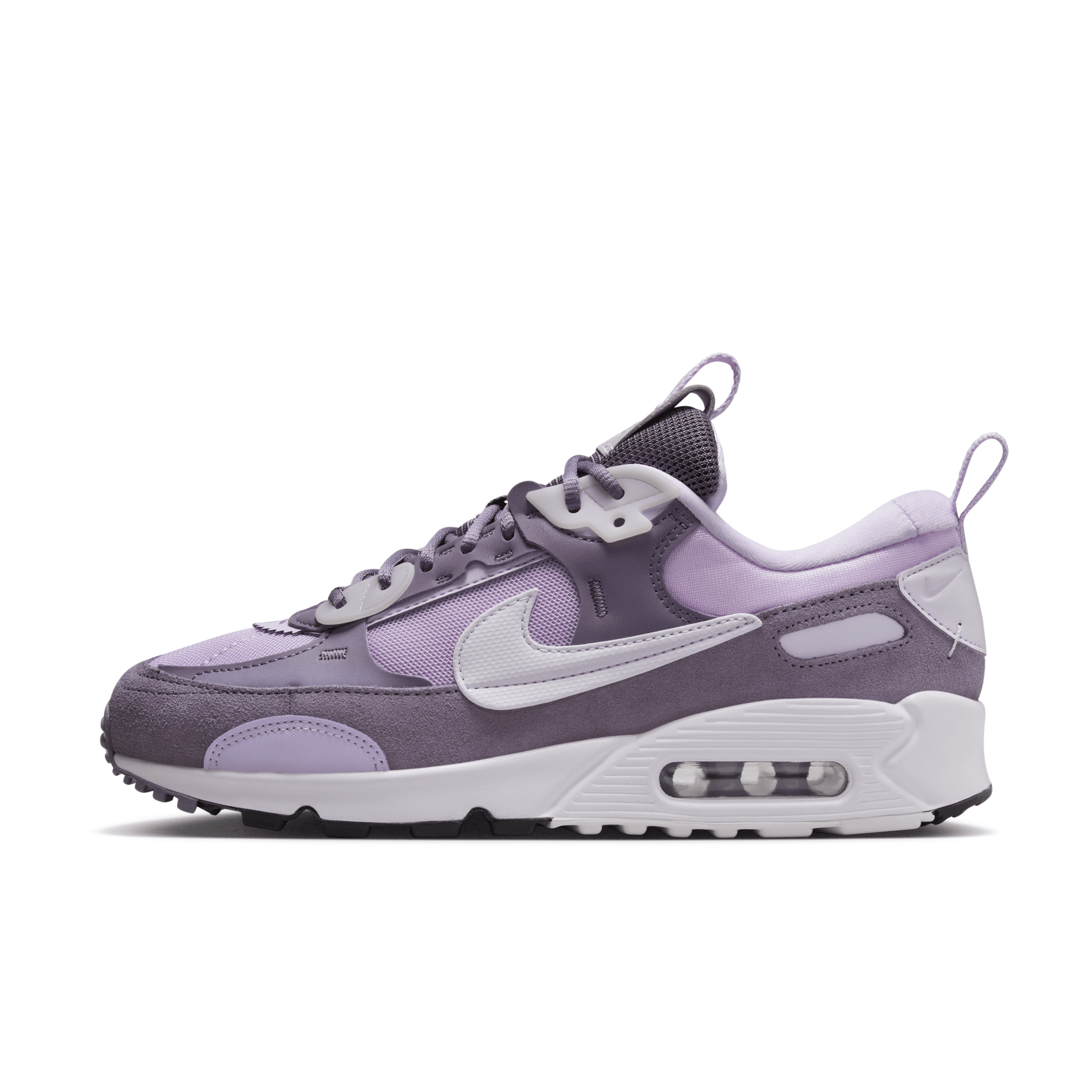 Shop Nike Women's Air Max 90 Futura Shoes In Purple