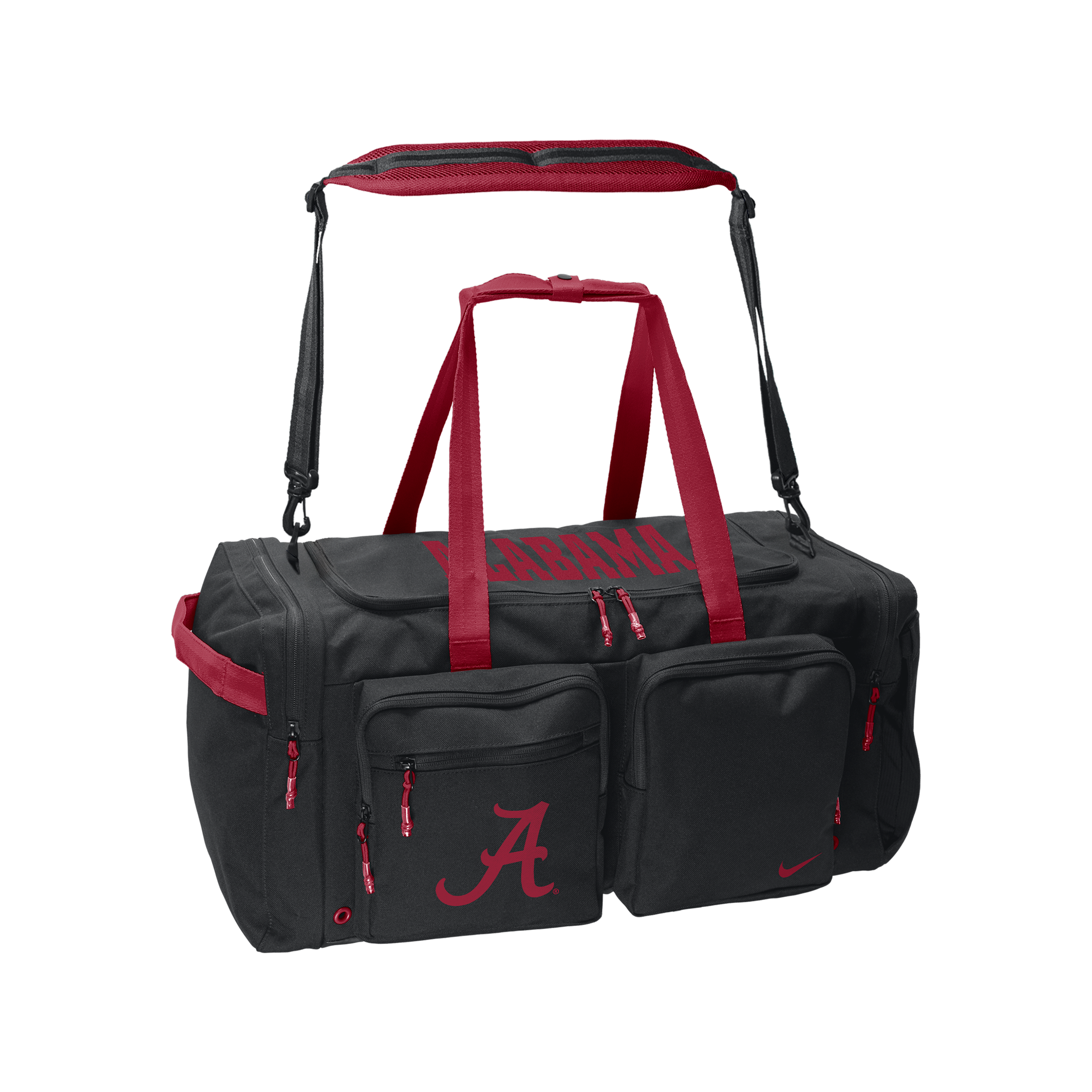 Alabama Utility Power 2.0 Nike Men's College Duffel Bag in Black | II9961-010