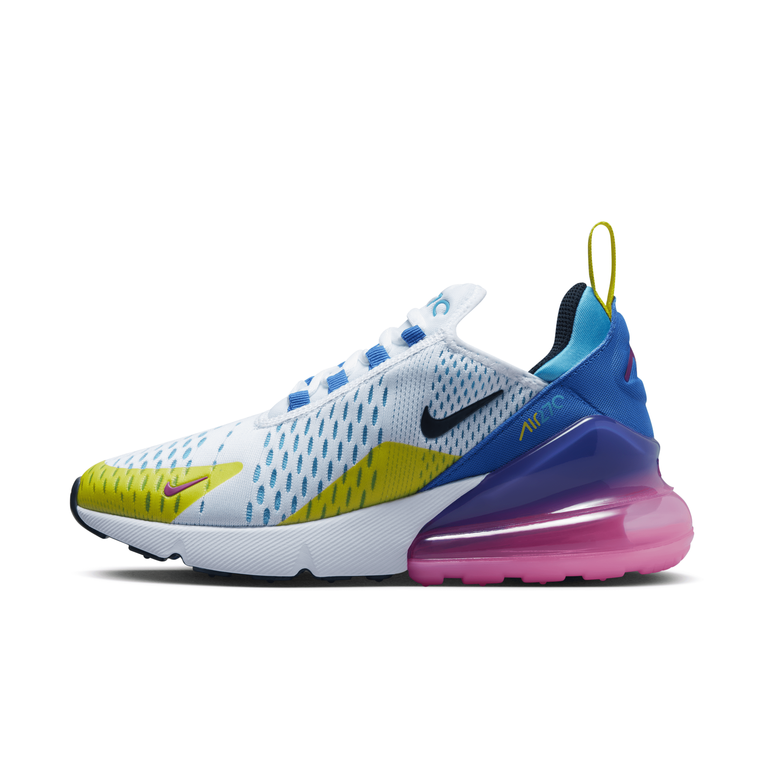 Shop Nike Air Max 270 Big Kids' Shoes In White