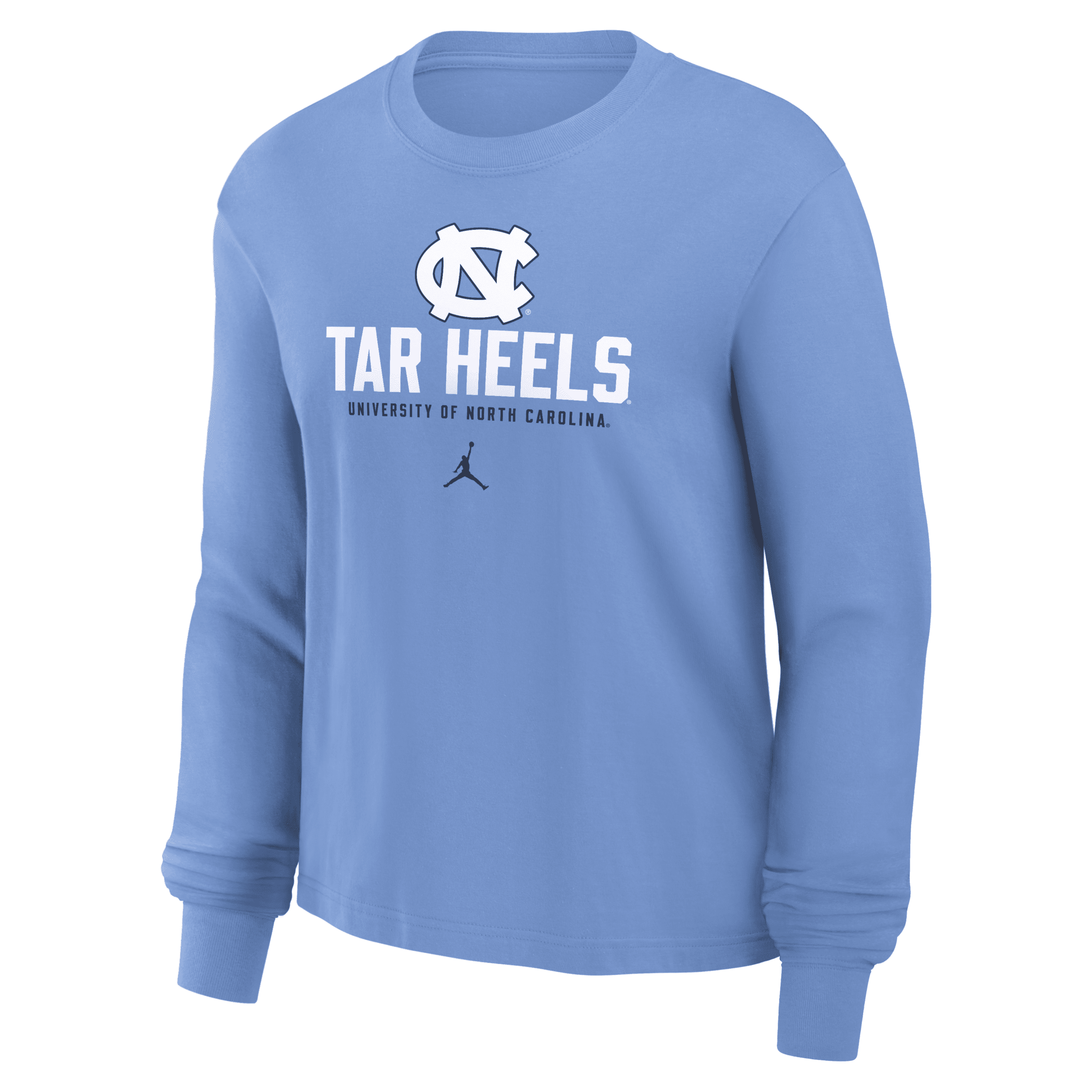 JORDAN NORTH CAROLINA TAR HEELS PRIMETIME UNIVERSITY BOXY NIKE WOMEN'S COLLEGE LONG-SLEEVE T-SHIRT 1015610001