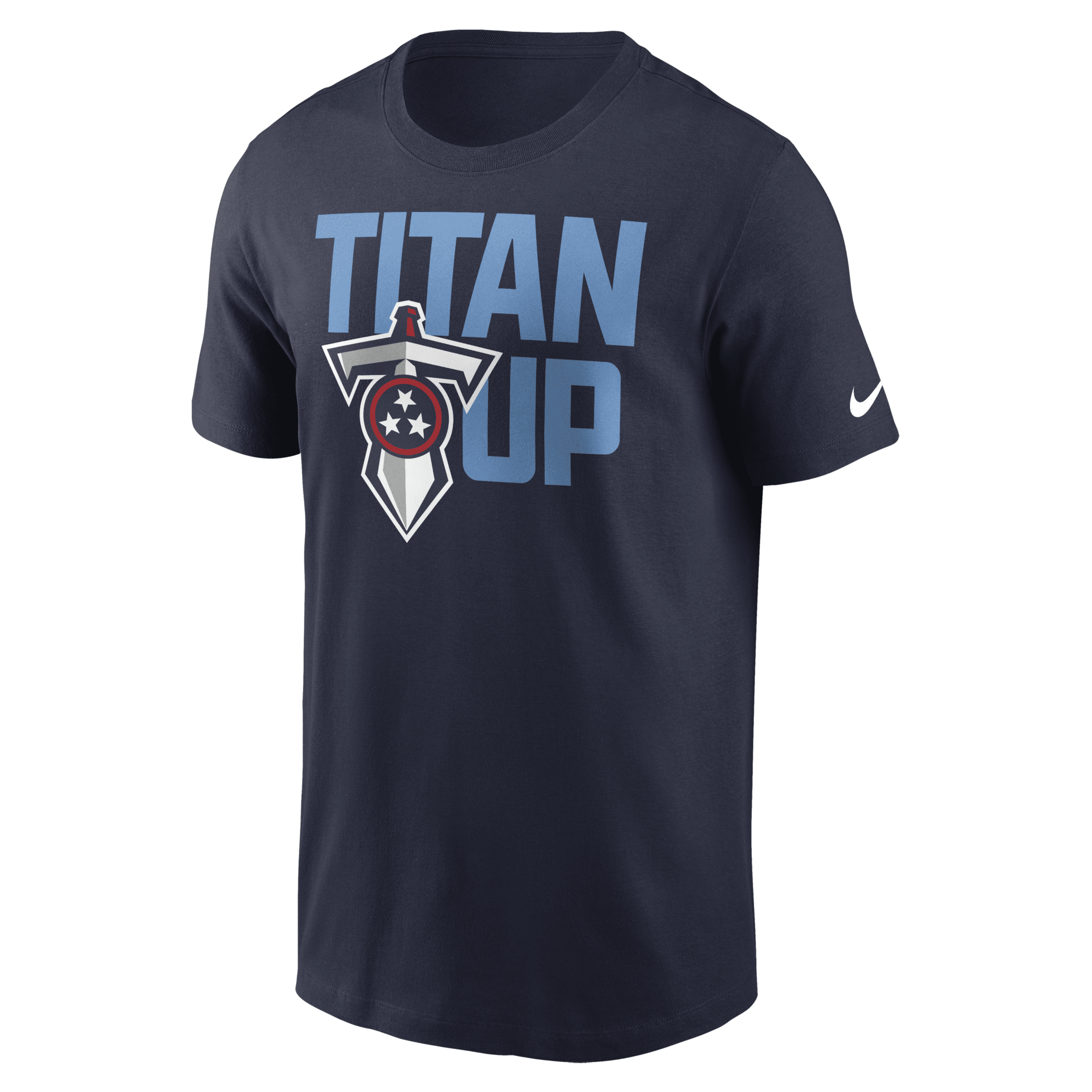 Nike Tennessee Titans Local Essential  Men's Nfl T-shirt In Navy