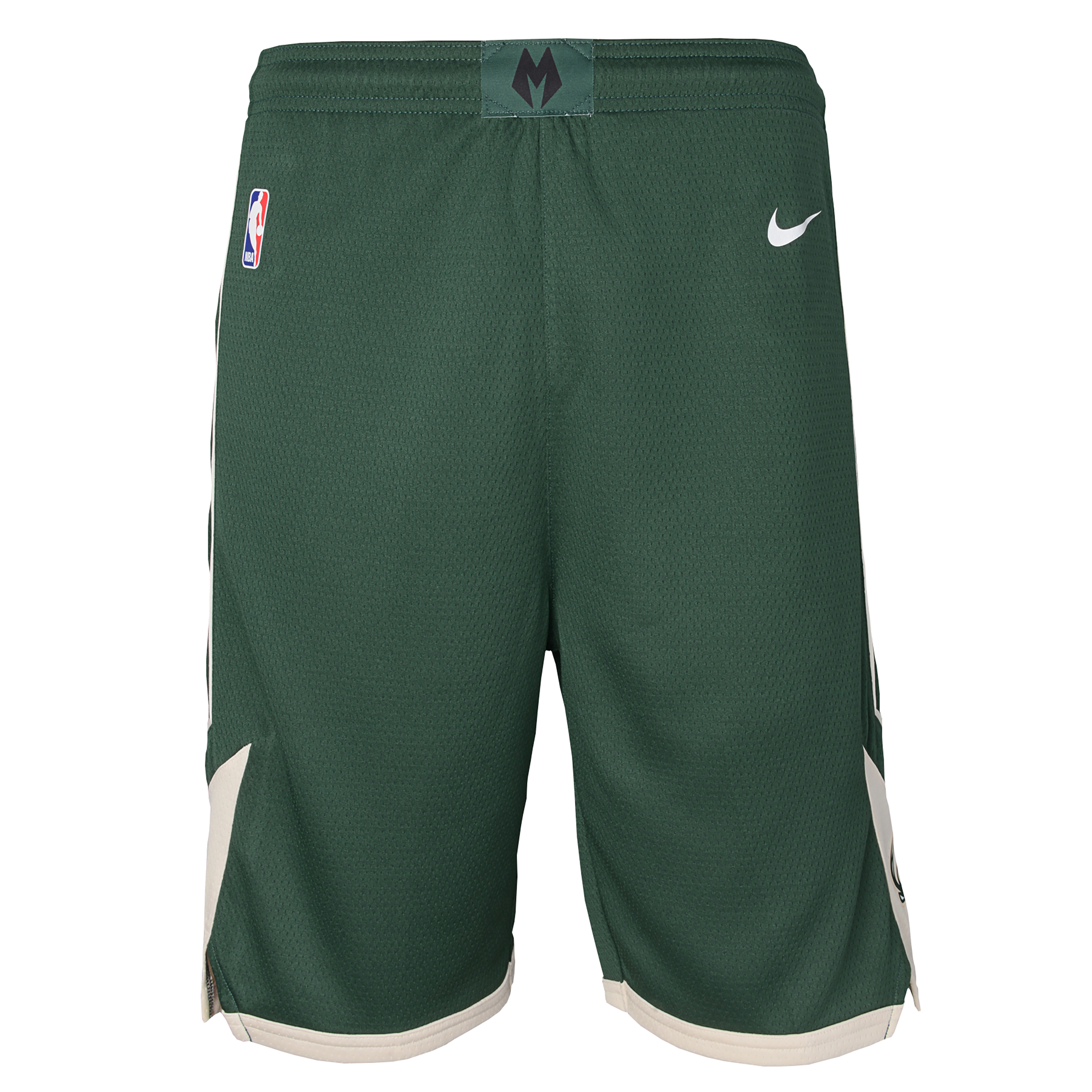 Shop Nike Milwaukee Bucks Icon Edition Big Kids'  Dri-fit Nba Swingman Shorts In Green