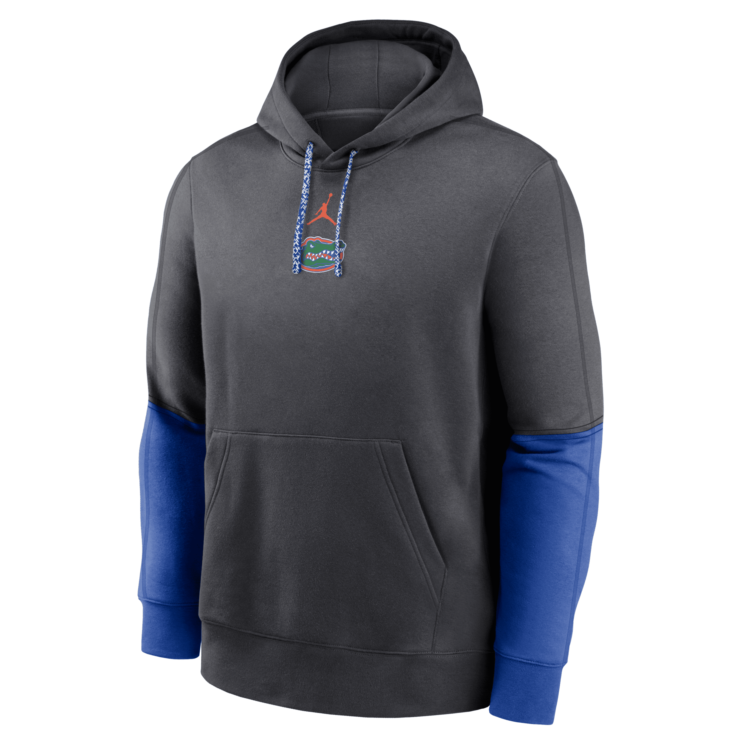 Shop Jordan Florida Gators Sideline Team Issue Club Nike Men's College Pullover Hoodie In Grey
