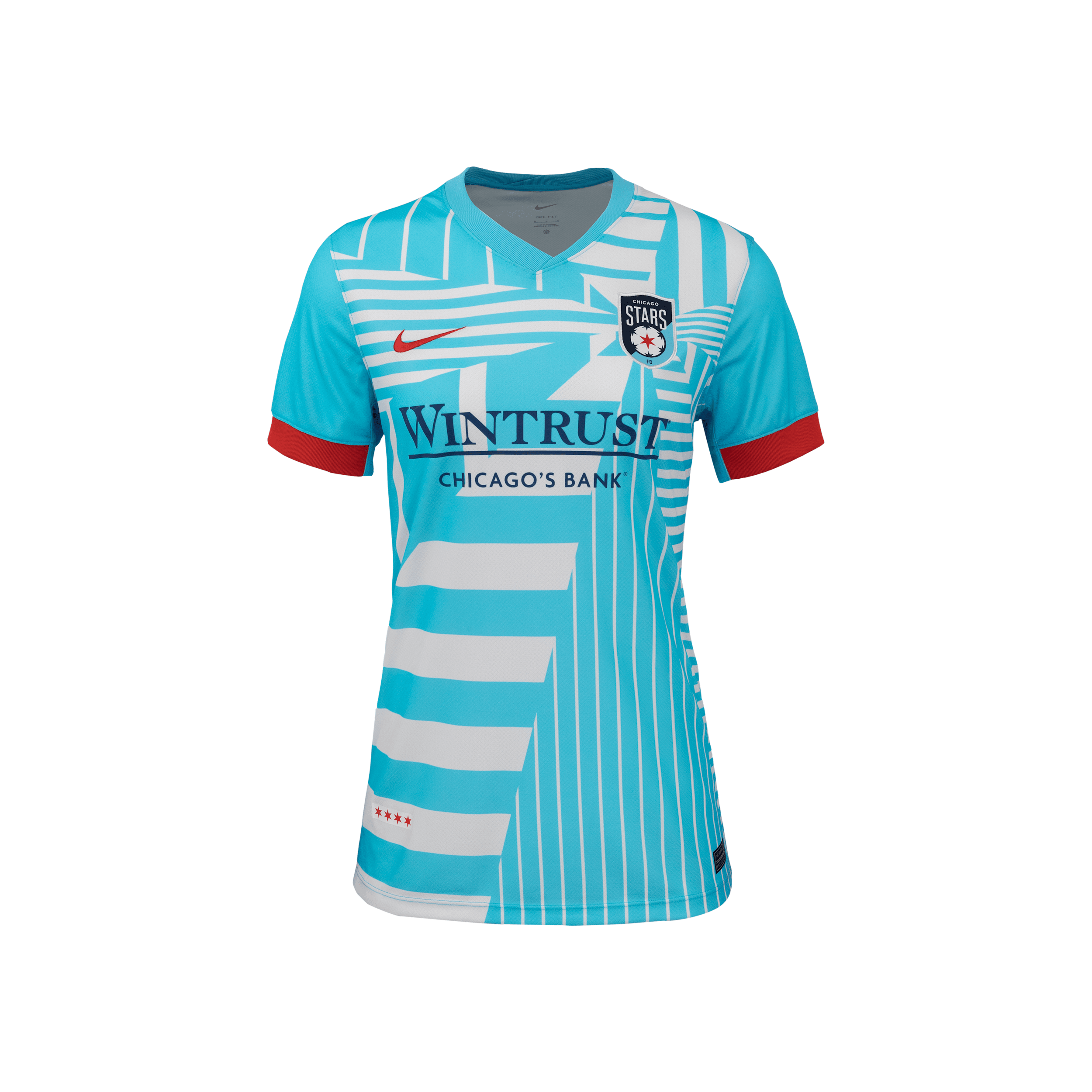 Nike Chicago Red Stars 2025 Stadium Home  Women's Dri-fit Nwsl Replica Jersey In Blue