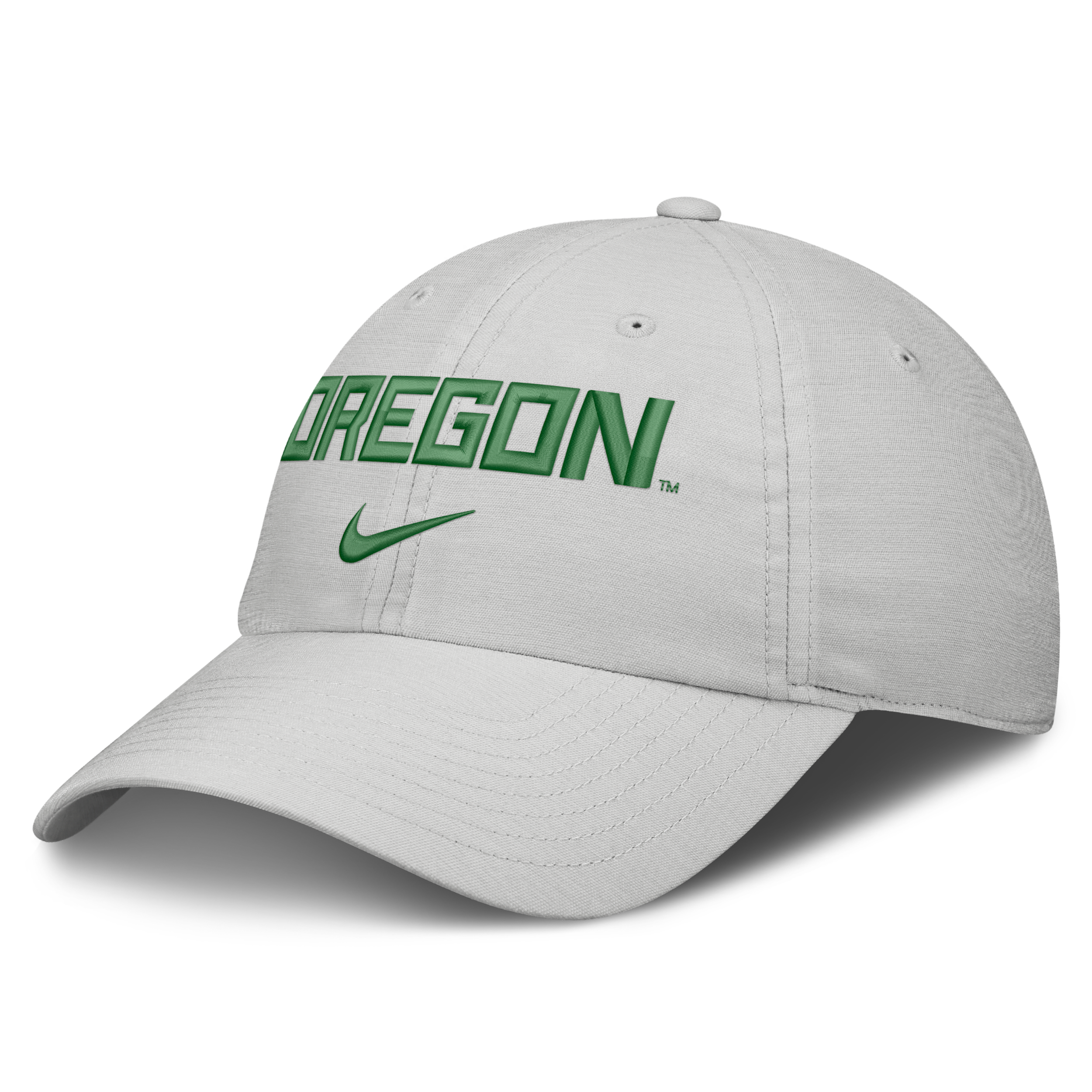 Oregon Sideline Club Practice Nike Unisex College Adjustable Hat in Grey | NC1O0BBUON-X5H
