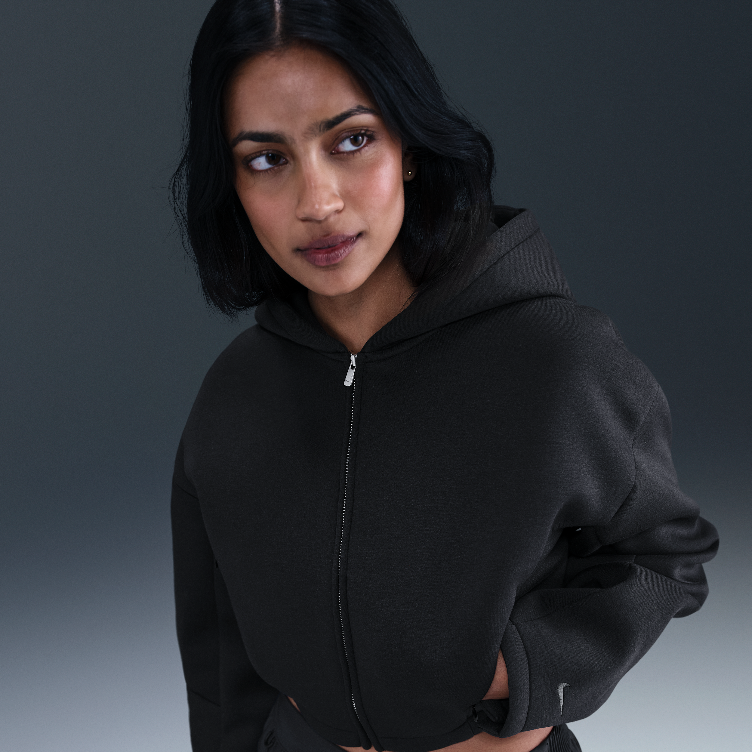 Nike Women's  Sportswear Full-zip Jacket In Black