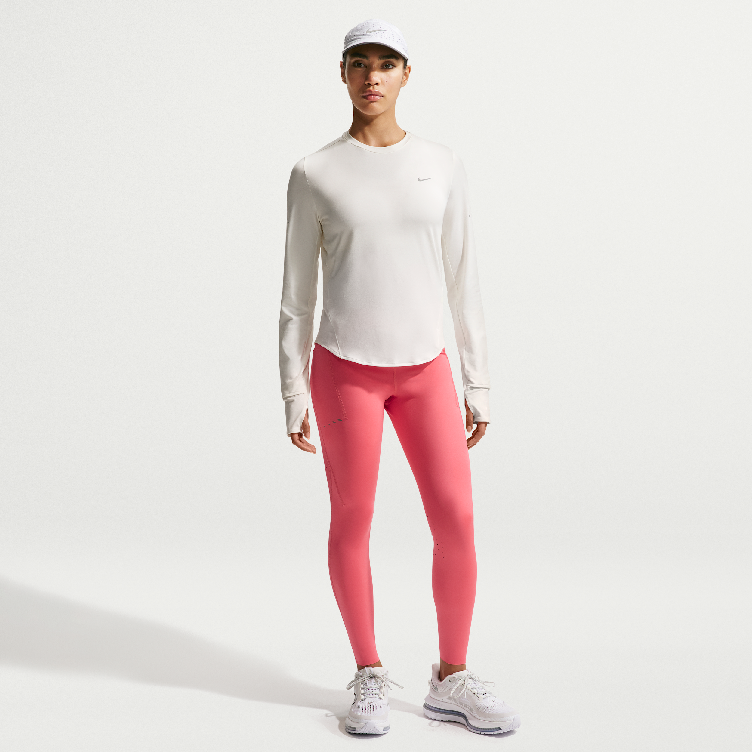 Nike Women's Swift High-waisted 7/8 Running Leggings With Pockets In Pink