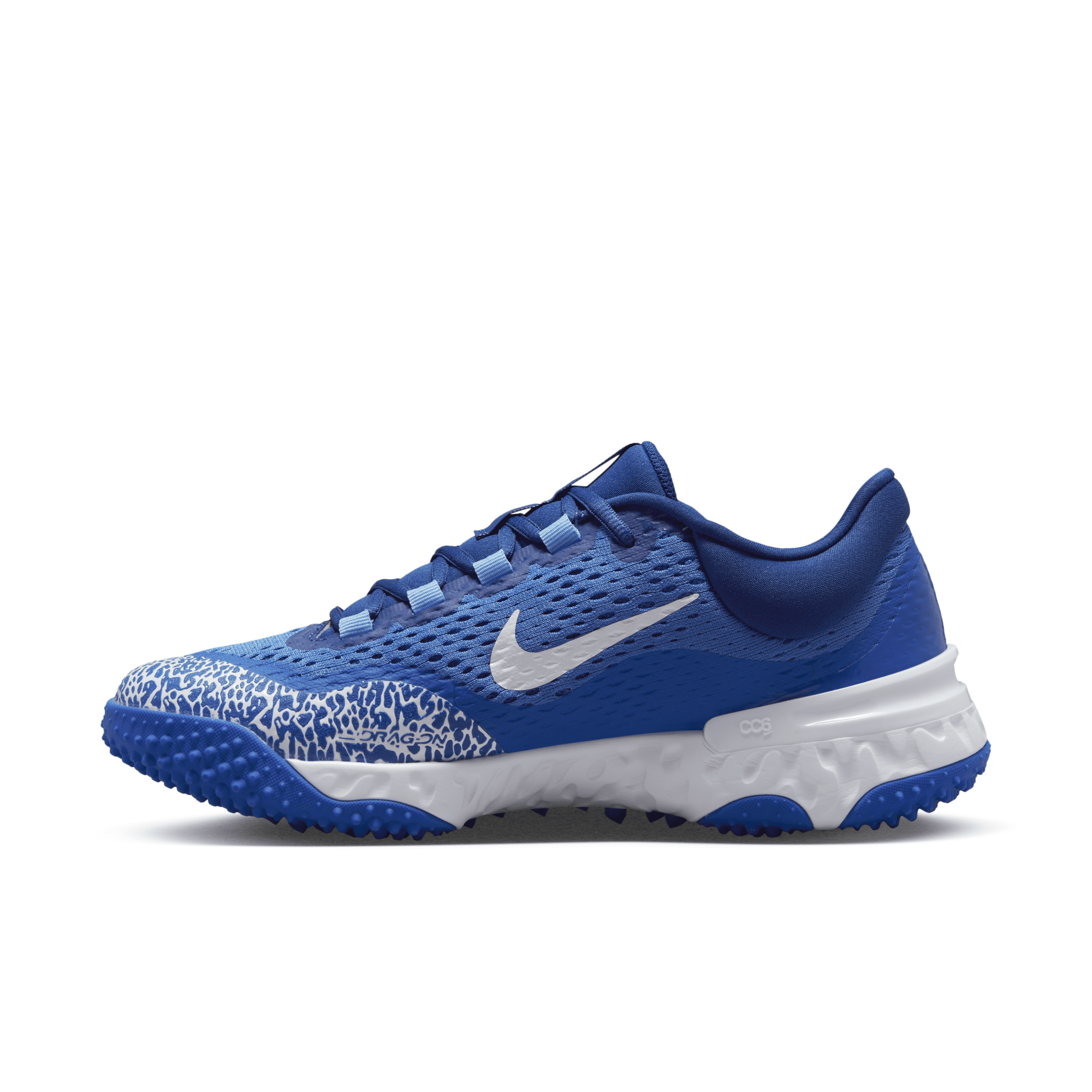 Nike Women's Alpha Huarache Elite 4 Turf Softball Shoes In Blue