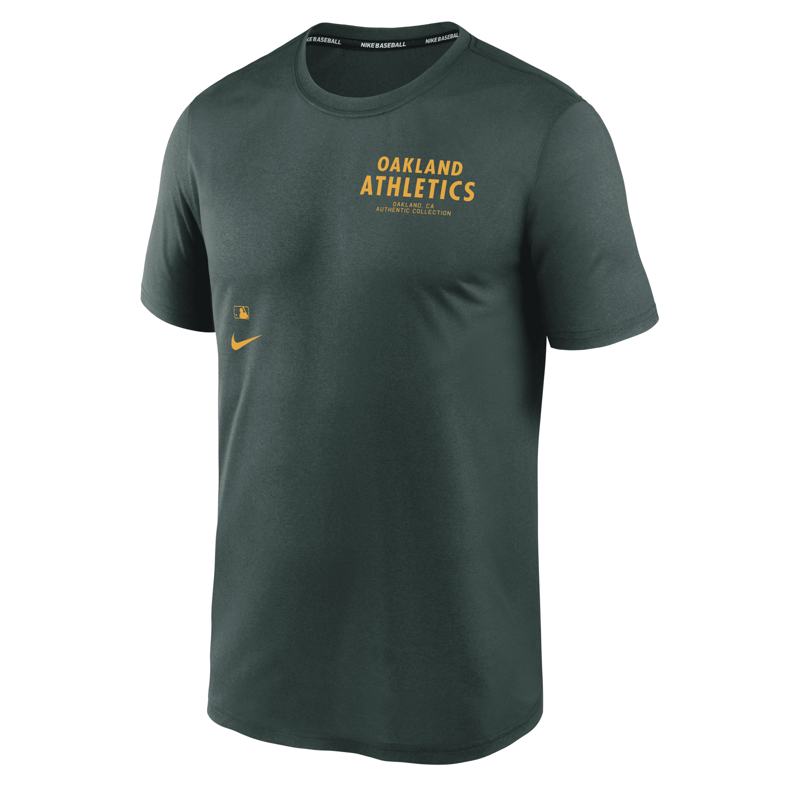 Nike Oakland Athletics Authentic Collection Early Work Menâs  Men's Dri-fit Mlb T-shirt In Green
