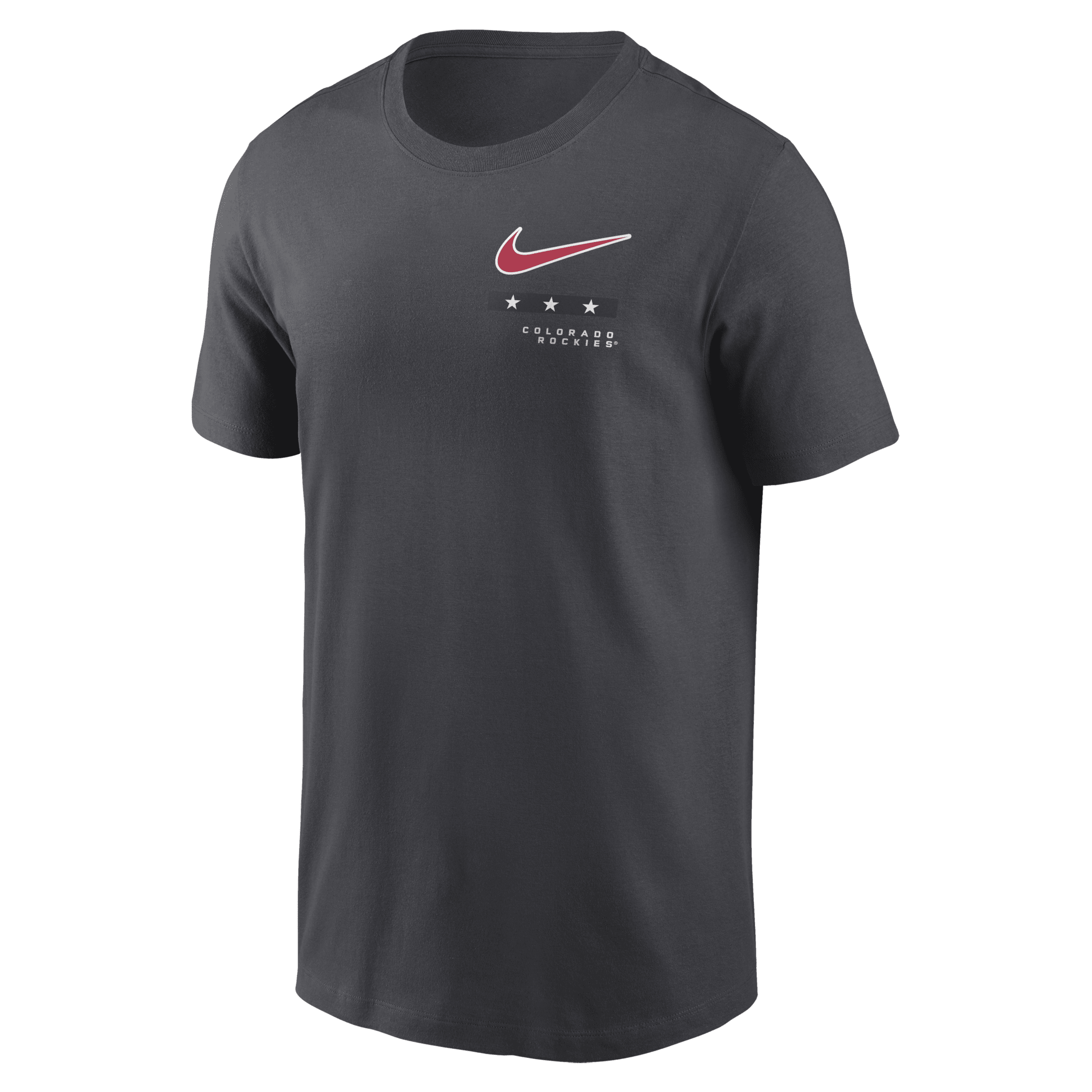 Shop Nike Colorado Rockies Americana  Men's Mlb T-shirt In Grey