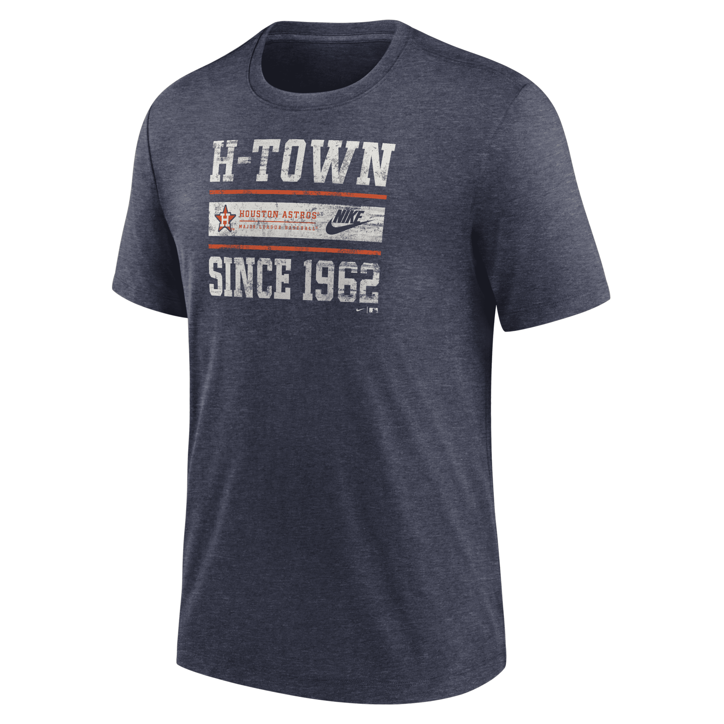 Nike Houston Astros Cooperstown Local Stack  Men's Mlb T-shirt In Blue