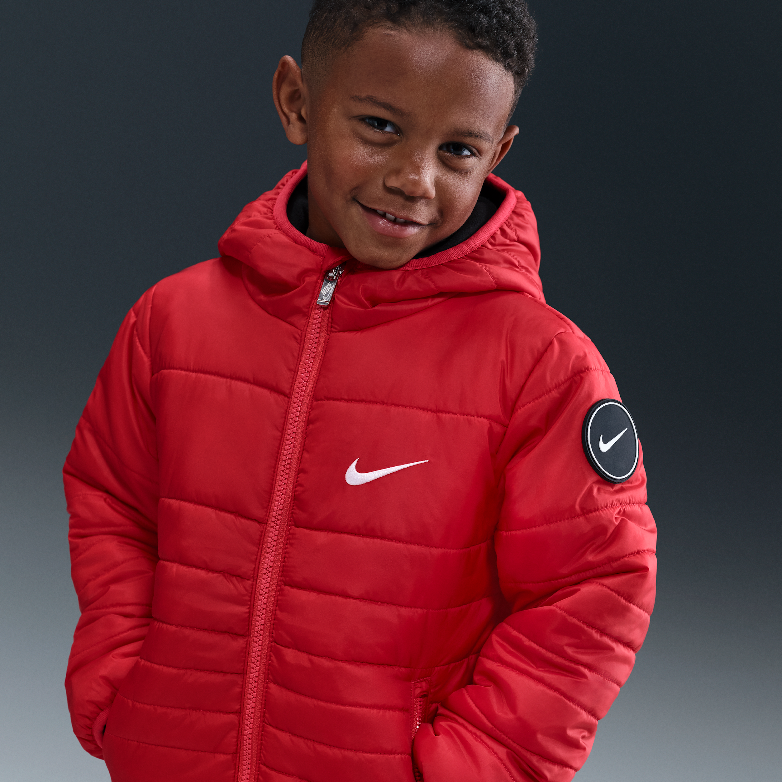 Nike Midweight Fill Jacket Little Kids Jacket In Red