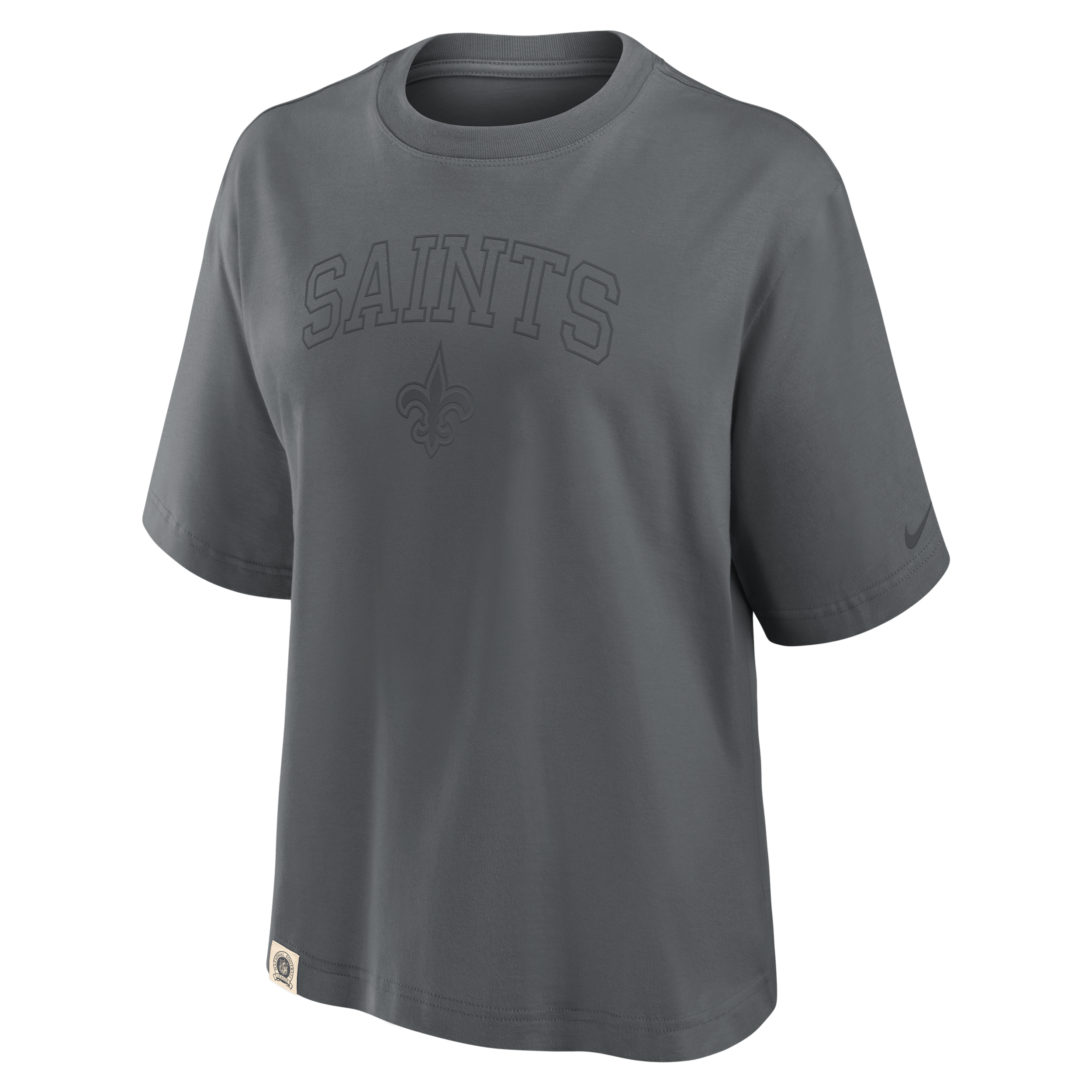 Nike New Orleans Saints Arch Boxy  Women's Nfl T-shirt