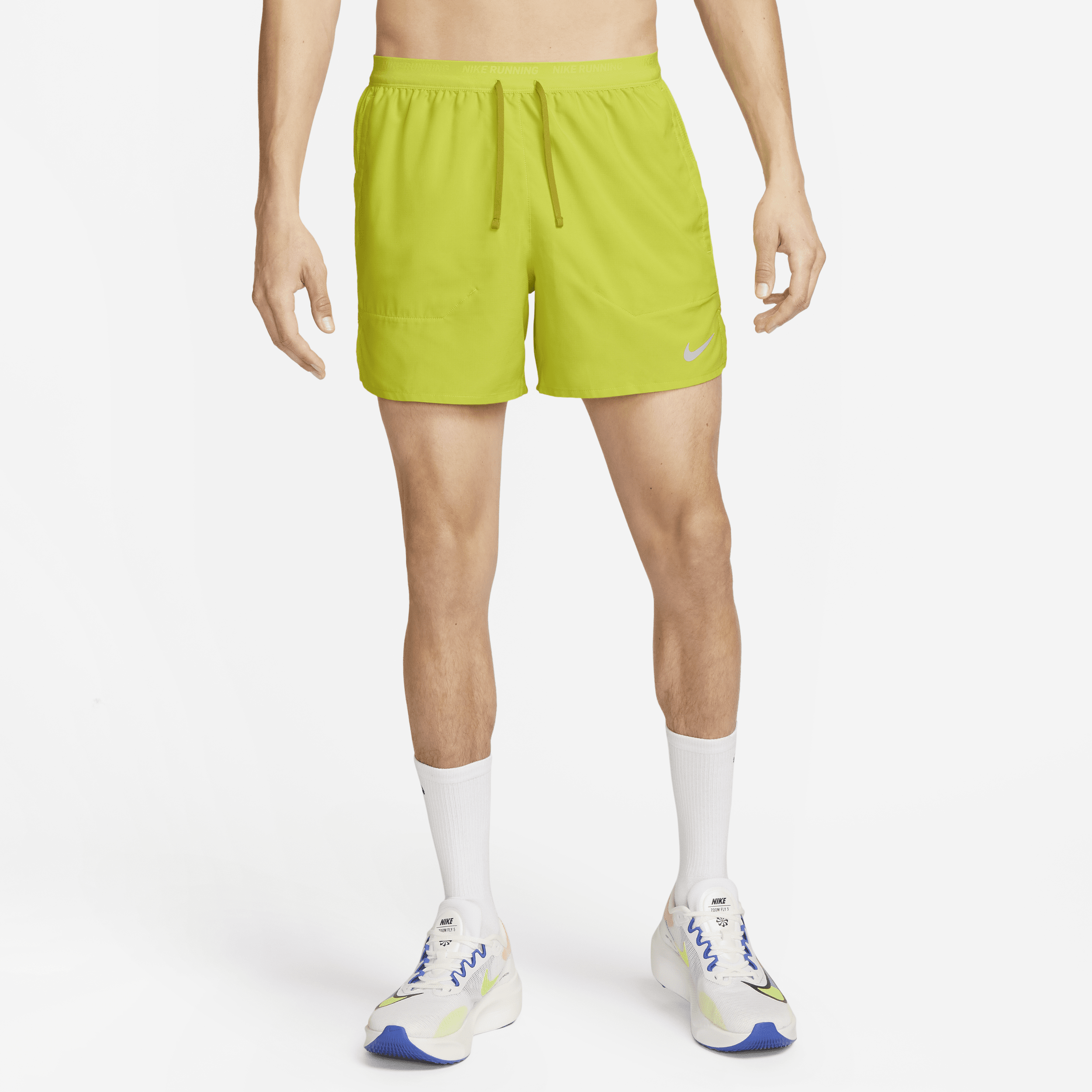 NIKE MEN'S STRIDE DRI-FIT 5" BRIEF-LINED RUNNING SHORTS,1009763385