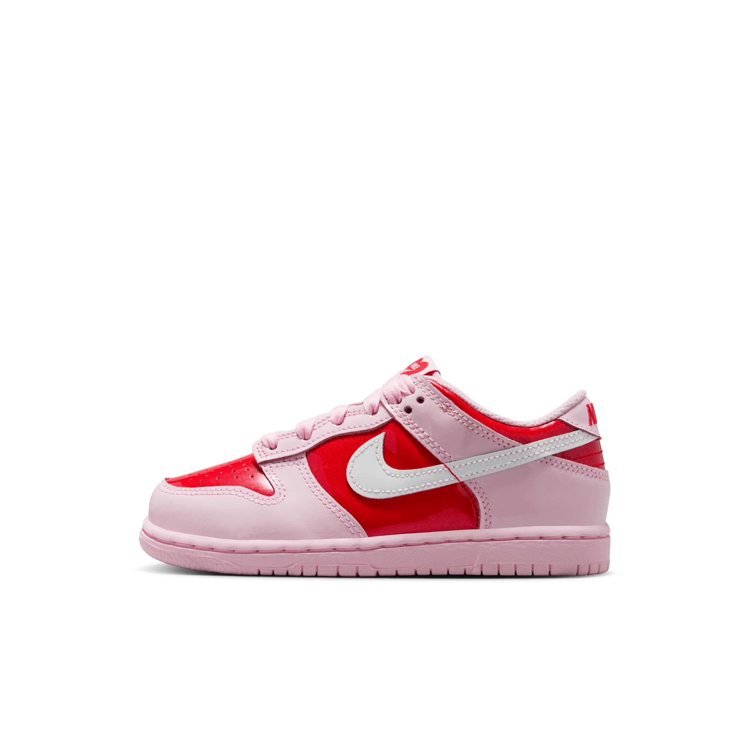 Girls Preschool Nike Dunk Low Valentine's Day - Girls' Preschool Basketball Shoes Pink Foam/Summit White/Red Size 02.5