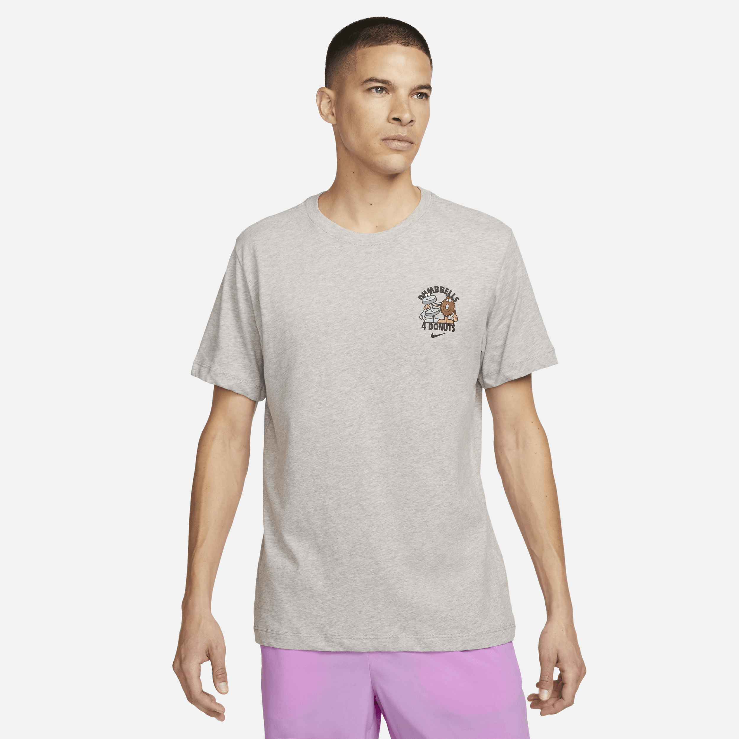 Nike Men's Dri-fit Training T-shirt In Grey