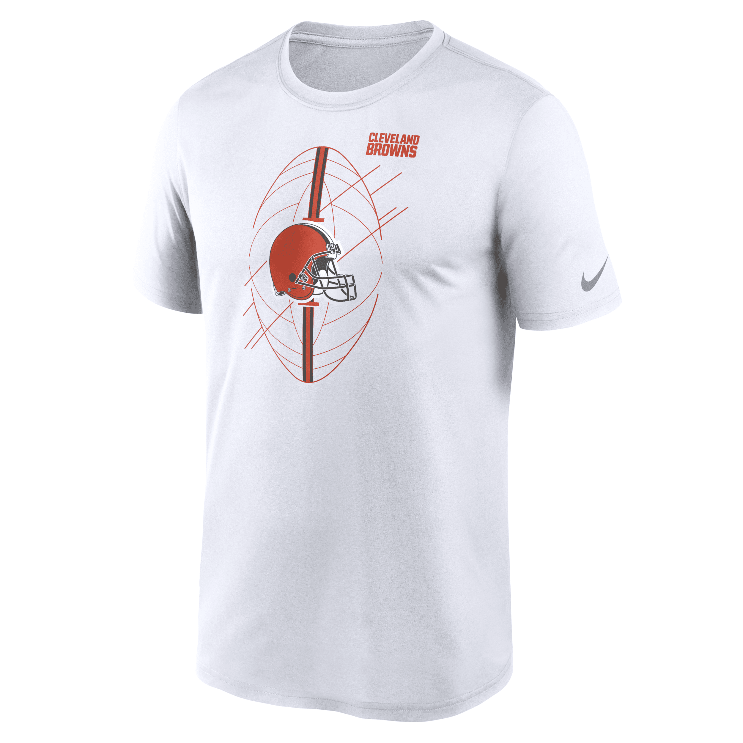 Shop Nike Men's Dri-fit Icon Legend (nfl Cleveland Browns) T-shirt In White