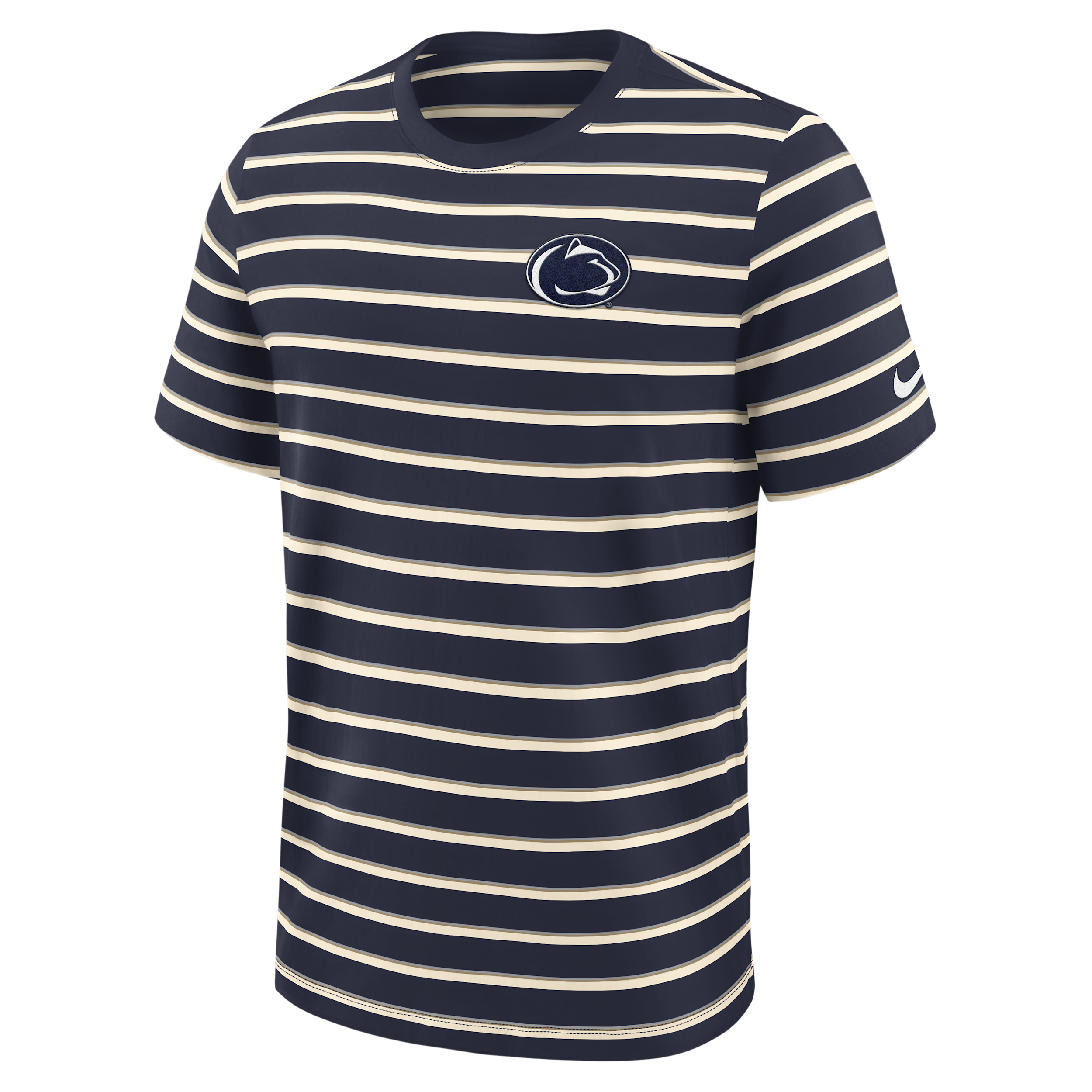 Nike Penn State Athletic Prep Legacy Summit Stripe  Men's College T-shirt In Blue