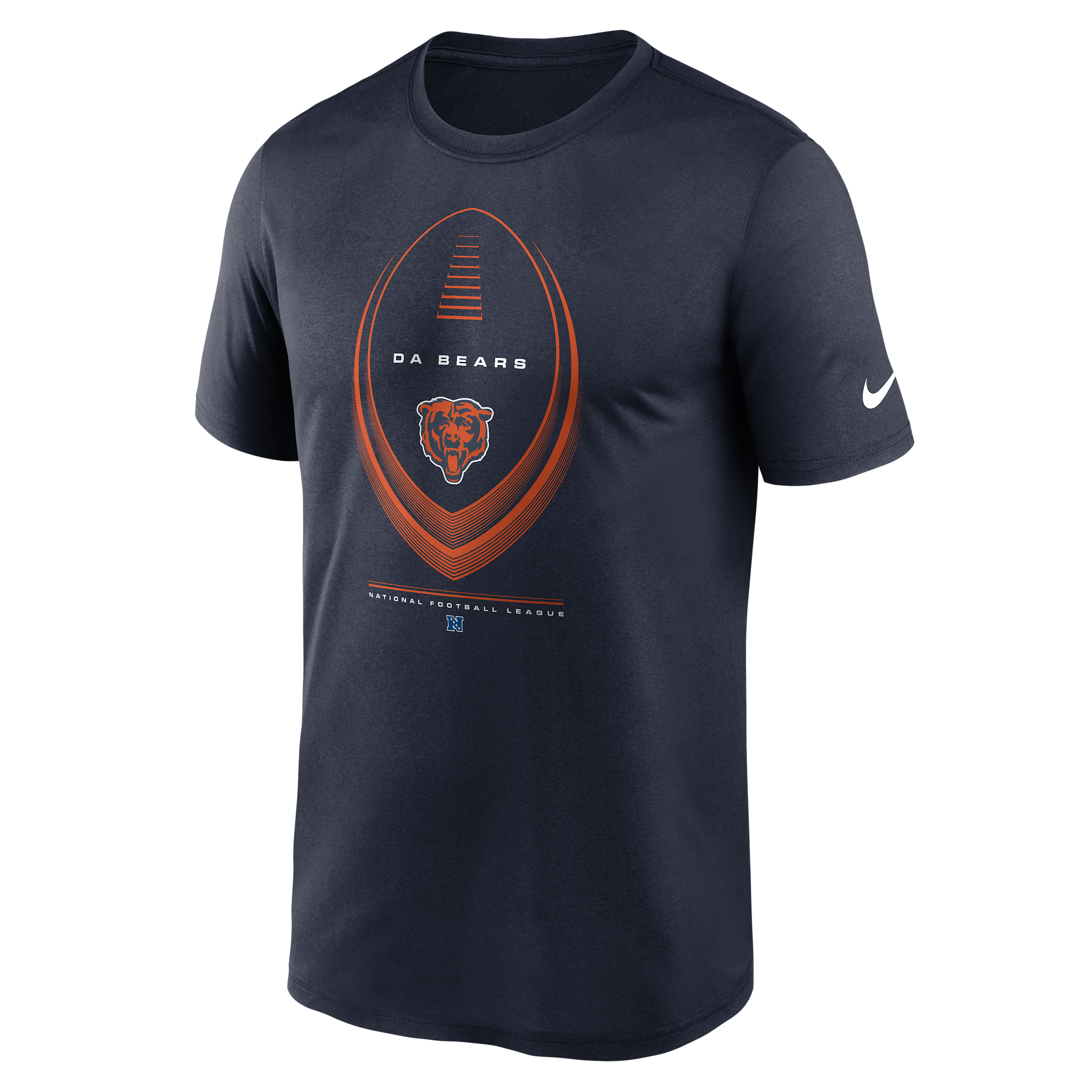 Chicago Bears Legend Icon Nike Men's Dri-FIT NFL T-Shirt in Blue | NKGK41L7Q-NDB