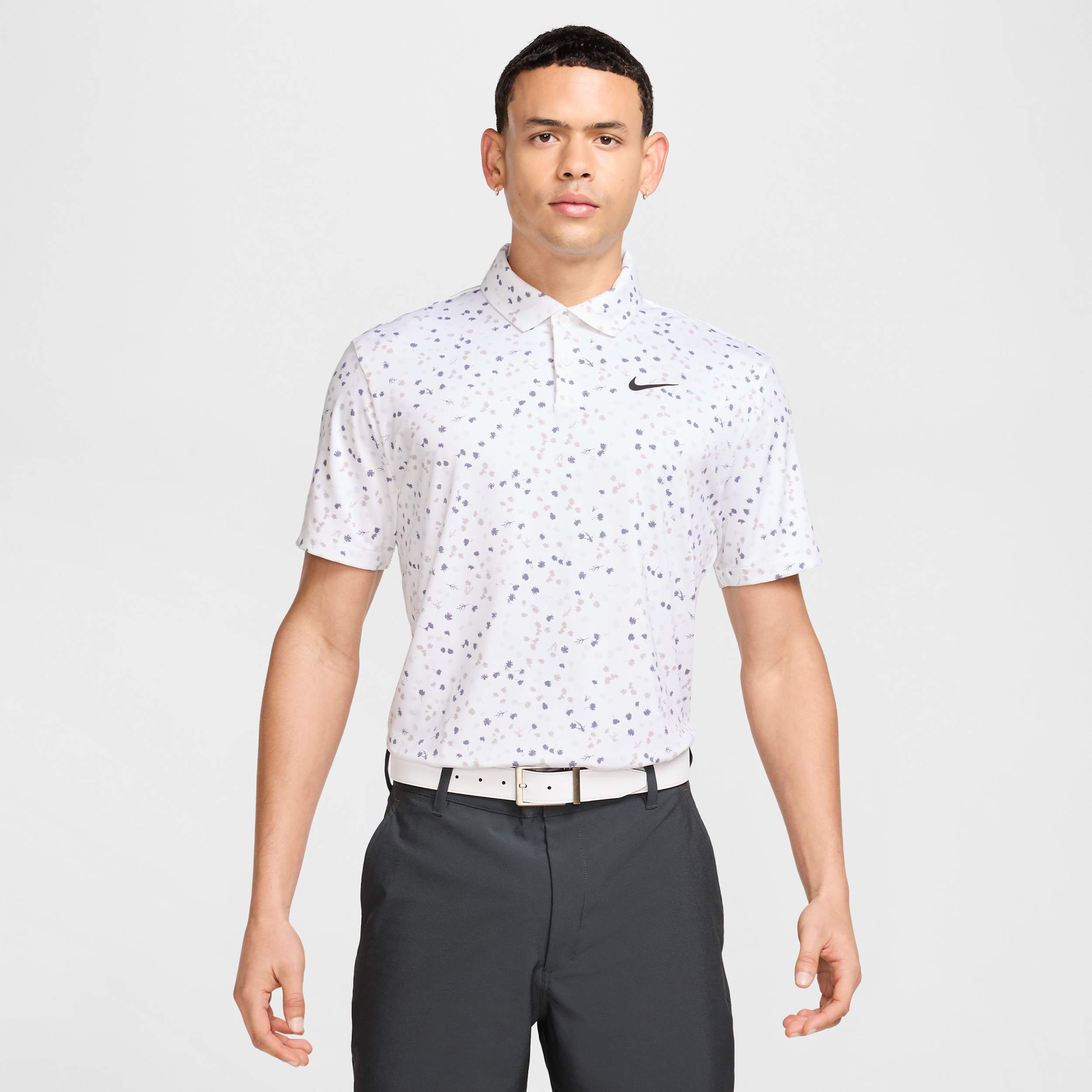 NIKE MEN'S DRI-FIT TOUR FLORAL GOLF POLO