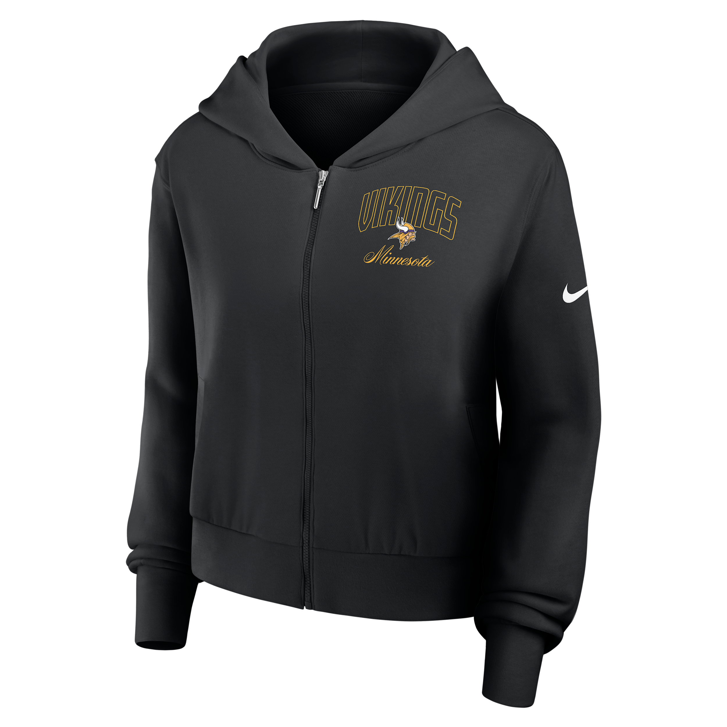 Minnesota Vikings Primetime Nike Women's NFL Full-Zip Hoodie in Black | 035D00A9M-VM3