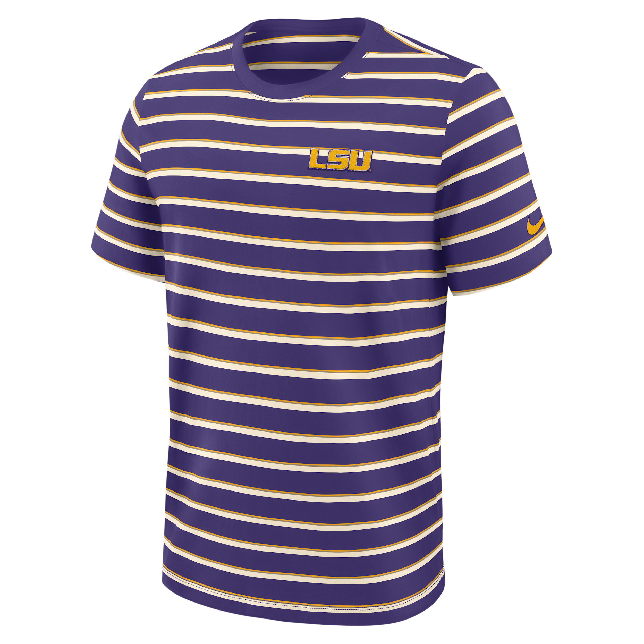 Nike Lsu Athletic Prep Legacy Summit Stripe  Men's College T-shirt In Purple