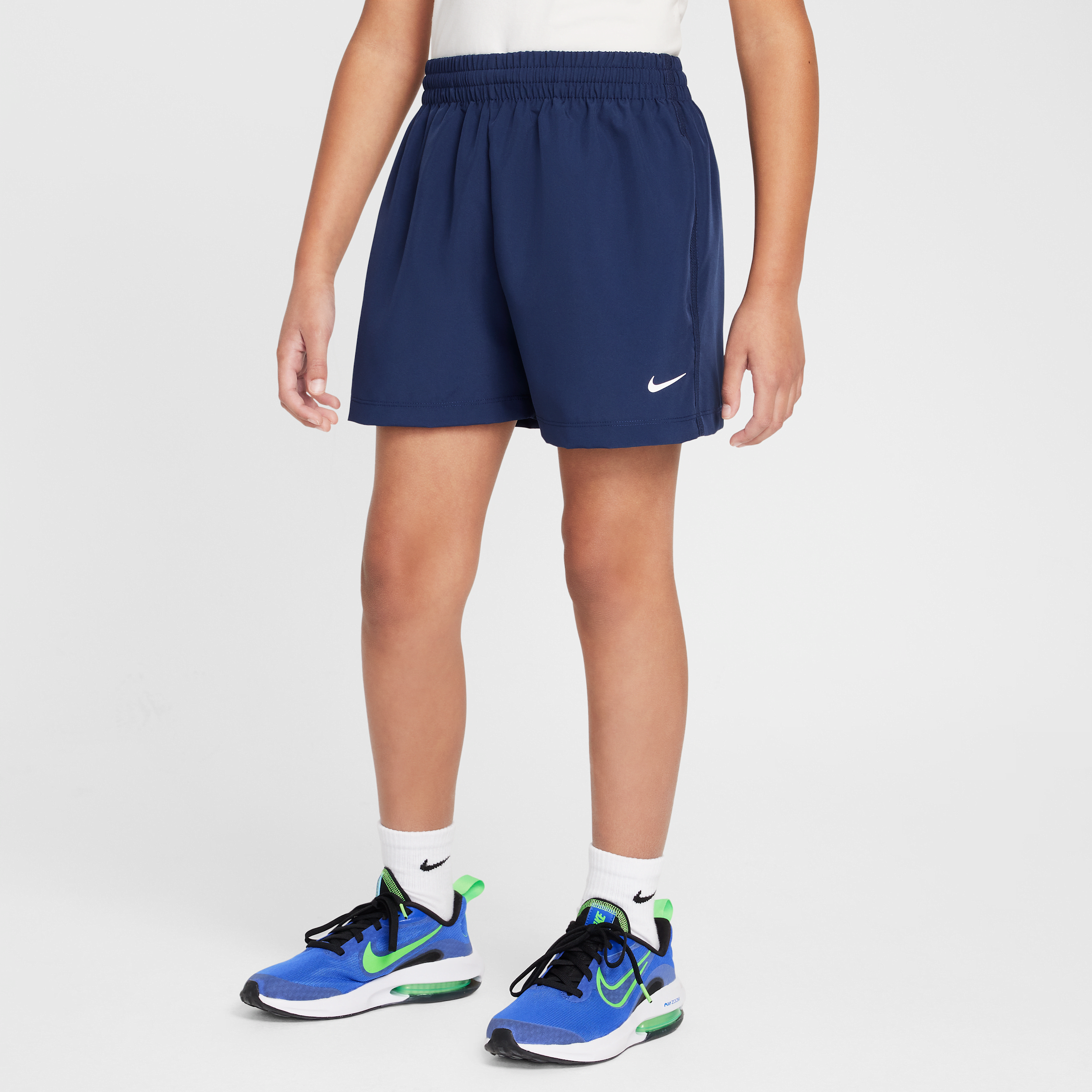 Nike Multi Big Kids' Dri-fit 4" Woven Shorts In Blue