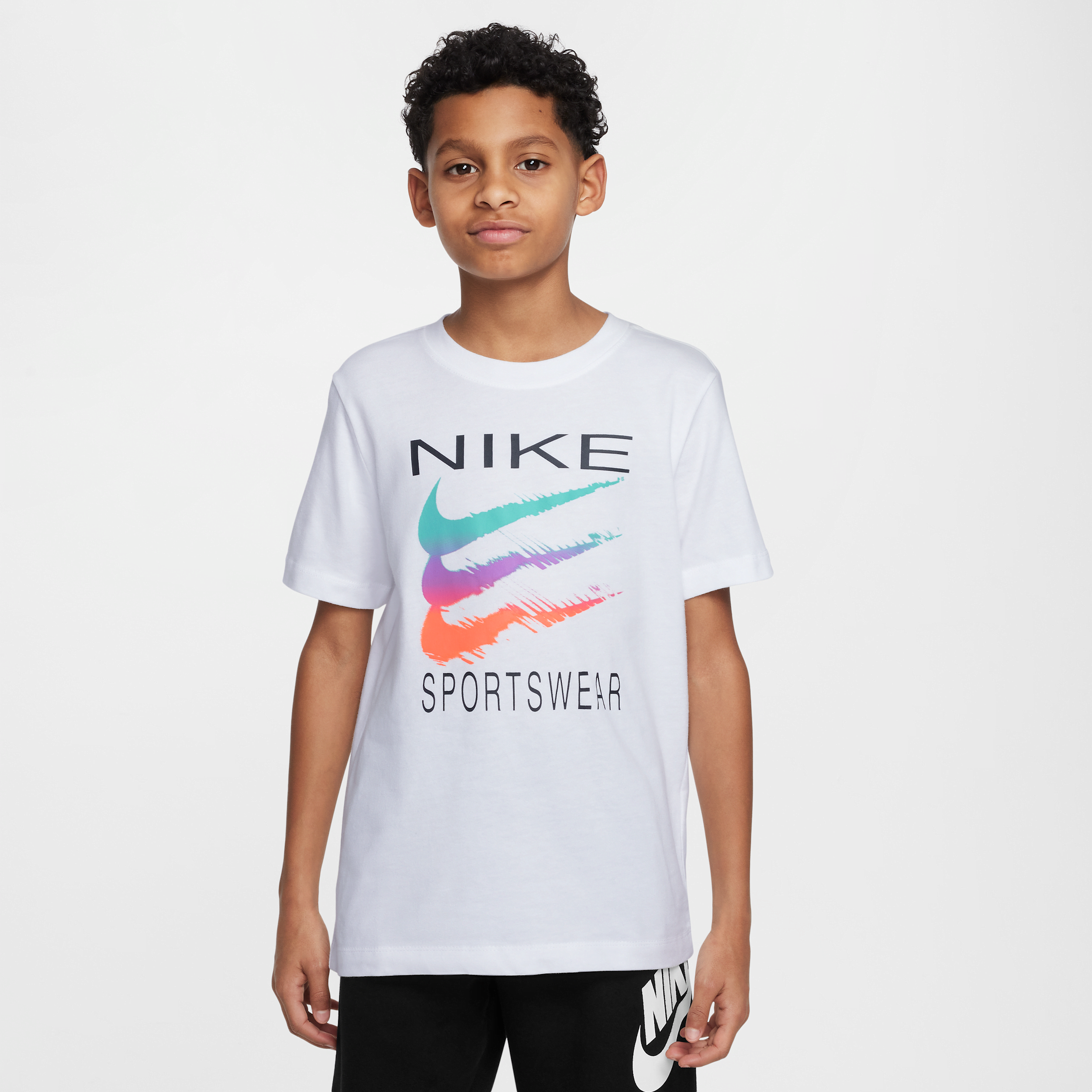 Nike Sportswear Big Kids' T-shirt In White