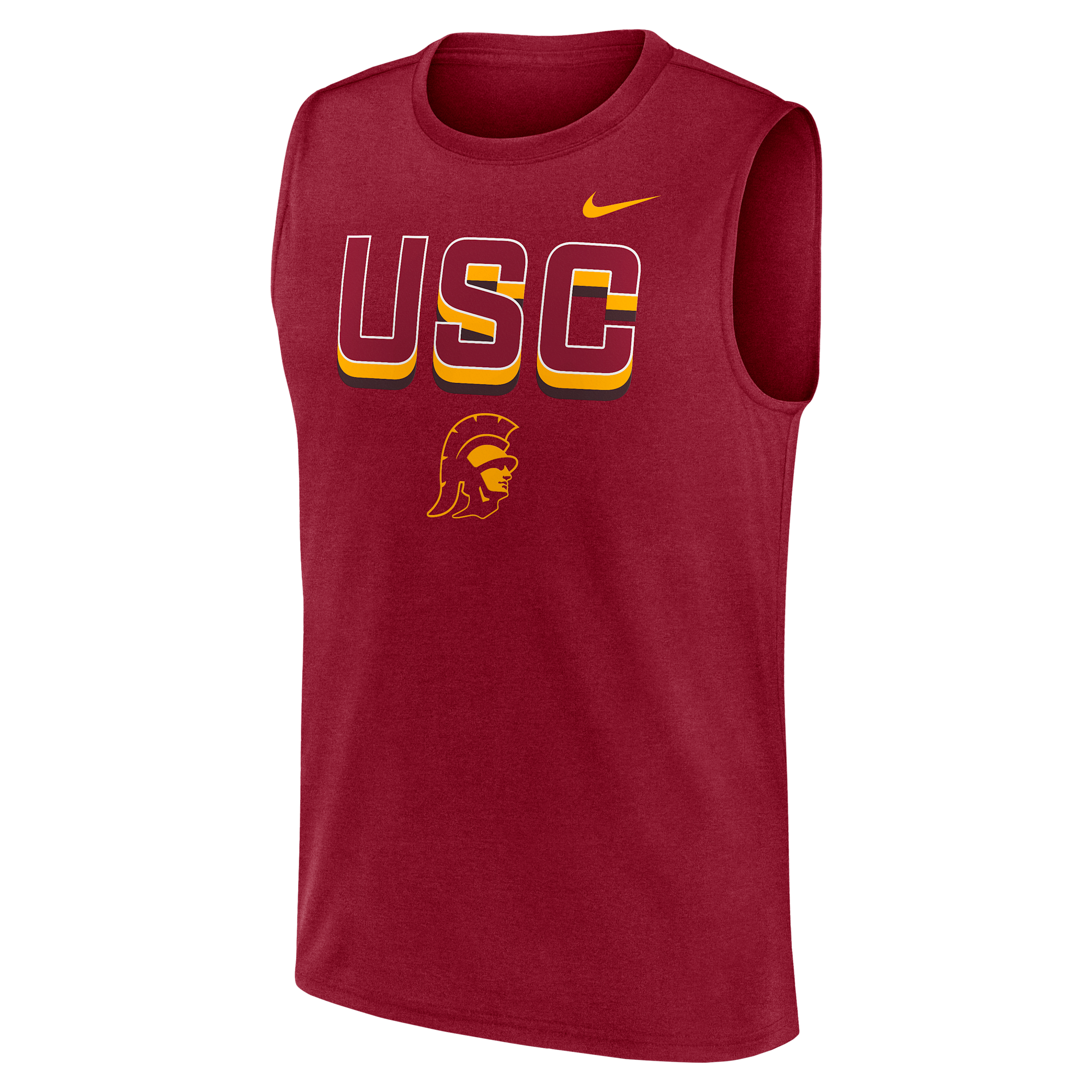 Nike Usc Primetime Legend Tricode Men's Dri-fit College Muscle Tank Top In Red