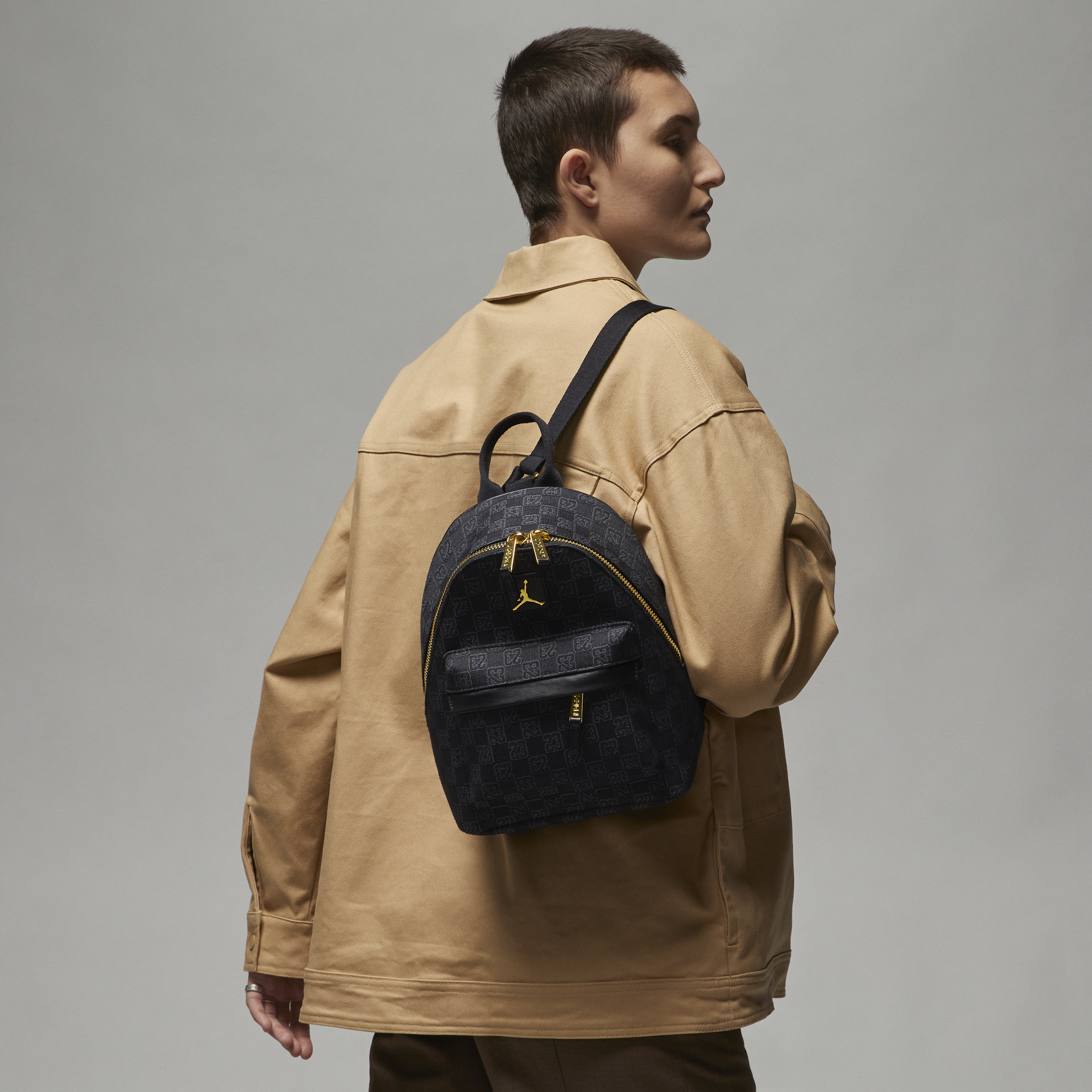 Jordan Babies' Men's  Monogram Mini Backpack Backpack In Black