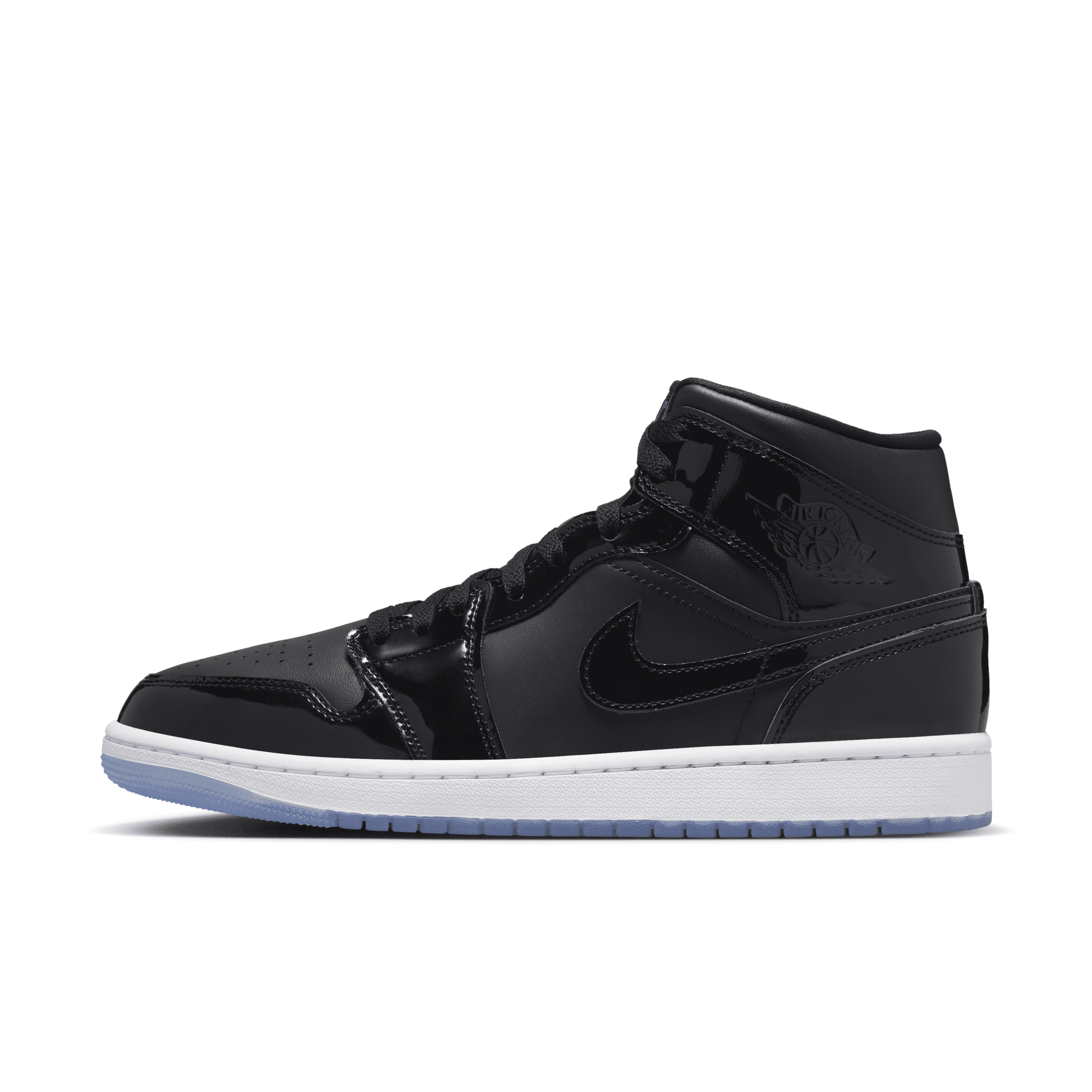 Men's Air Jordan 1 Mid SE Shoes in Black, Size: 10.5 | DV1308-004
