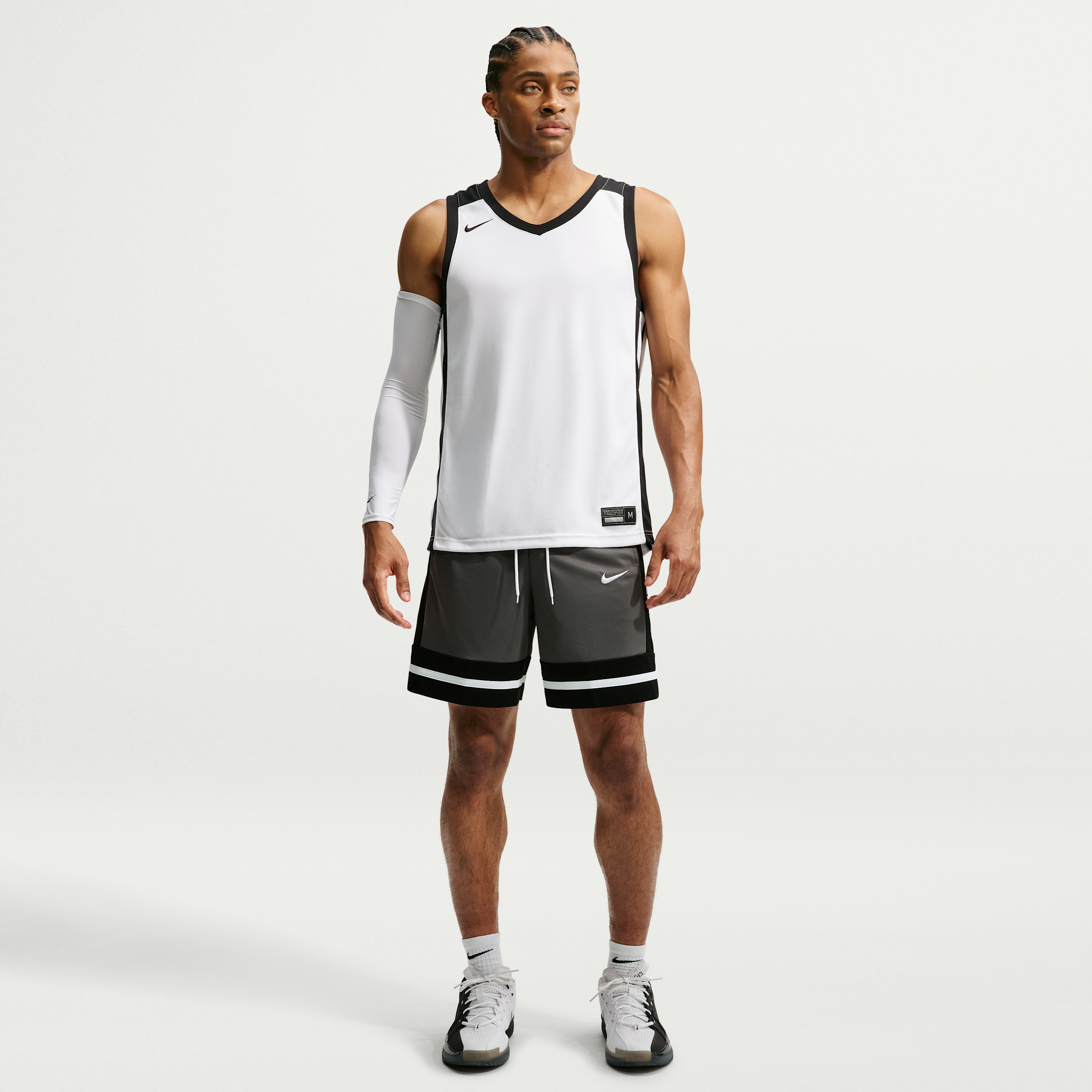 Nike Men's Dri-FIT 8" Basketball Shorts in Black | IR4628-010
