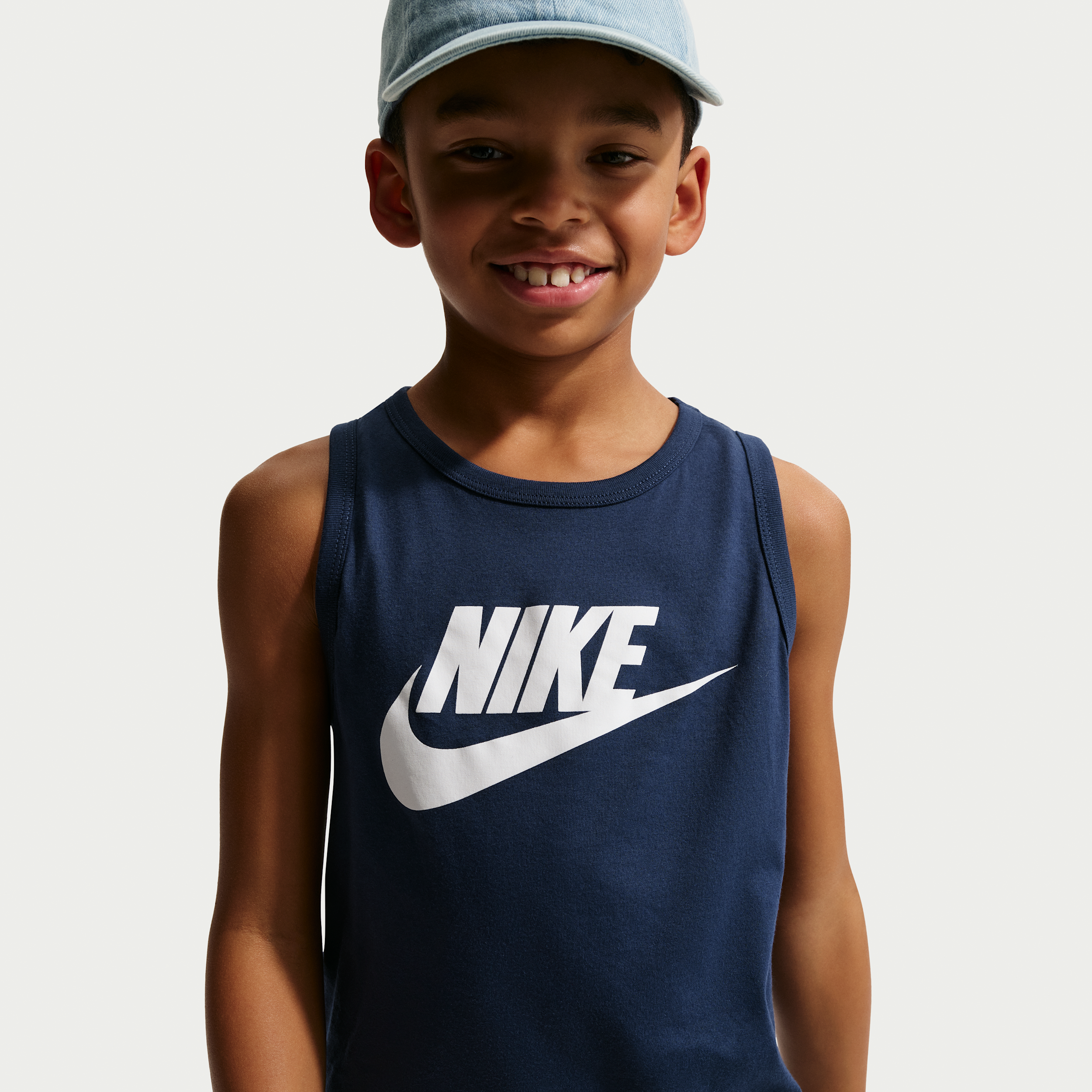 Nike Sportswear Big Kids' Tank Top in Blue | HM5843-410