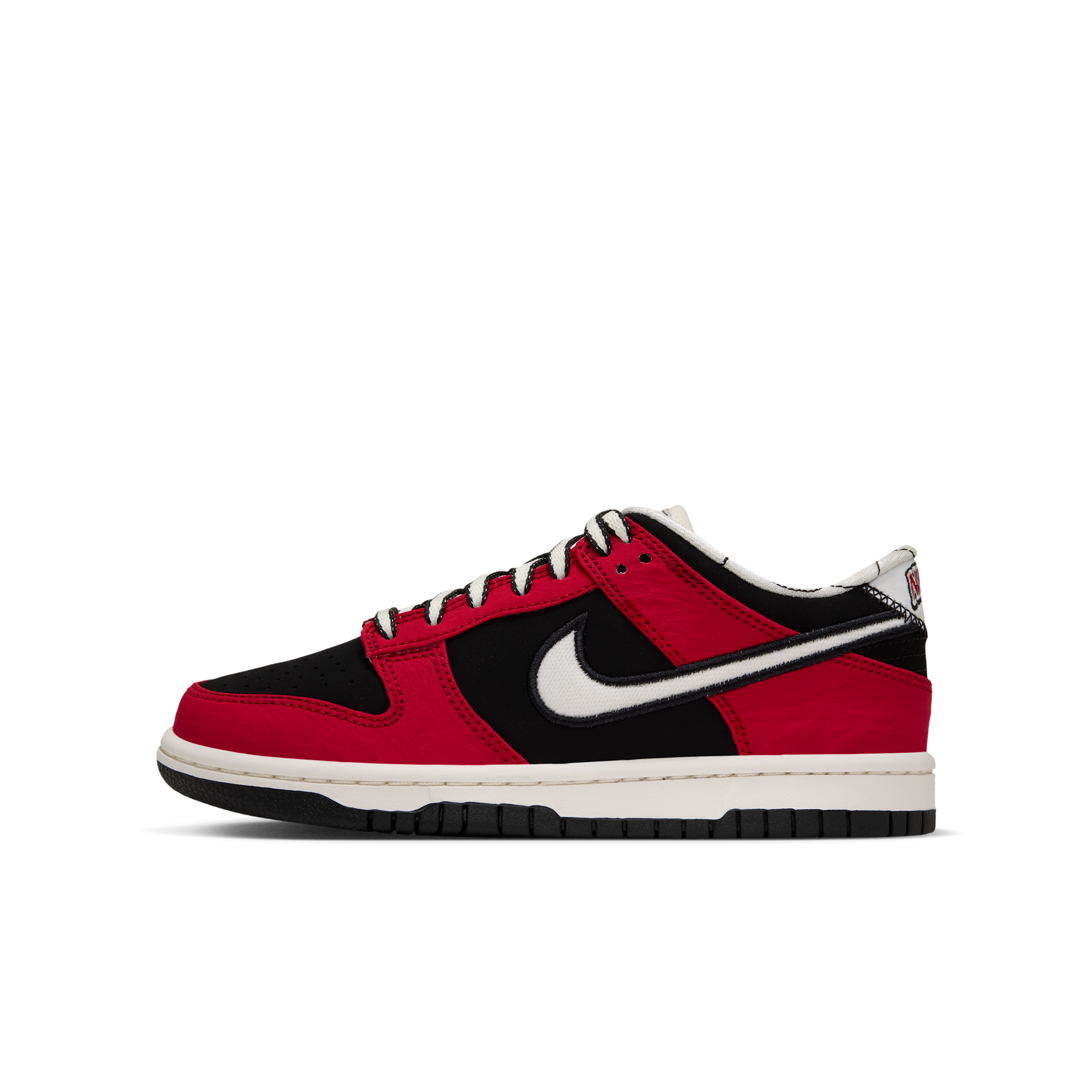 Nike Dunk Low LV8 Big Kids' Shoes in Black | IQ6535-016