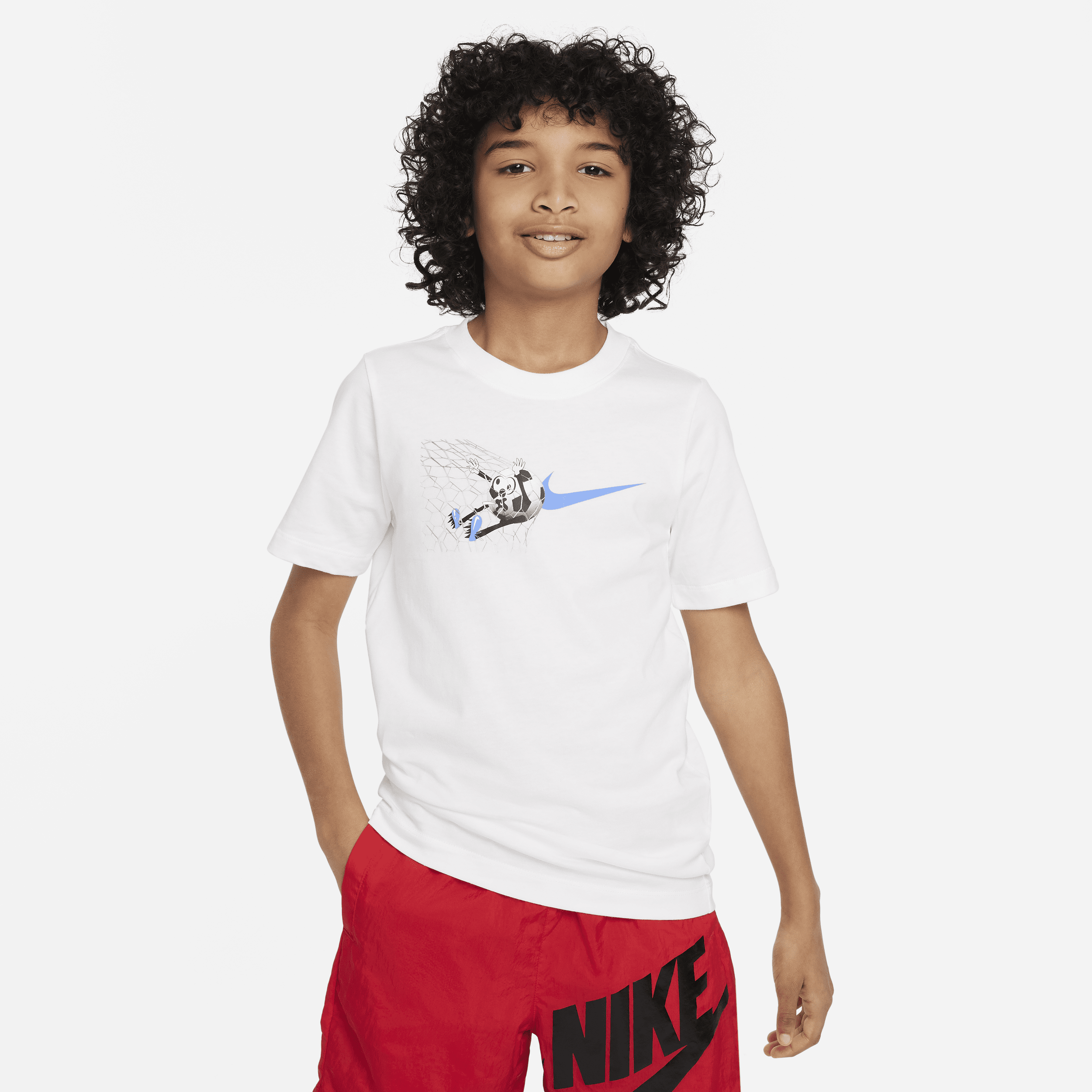 Nike Sportswear Big Kids' T-shirt In White