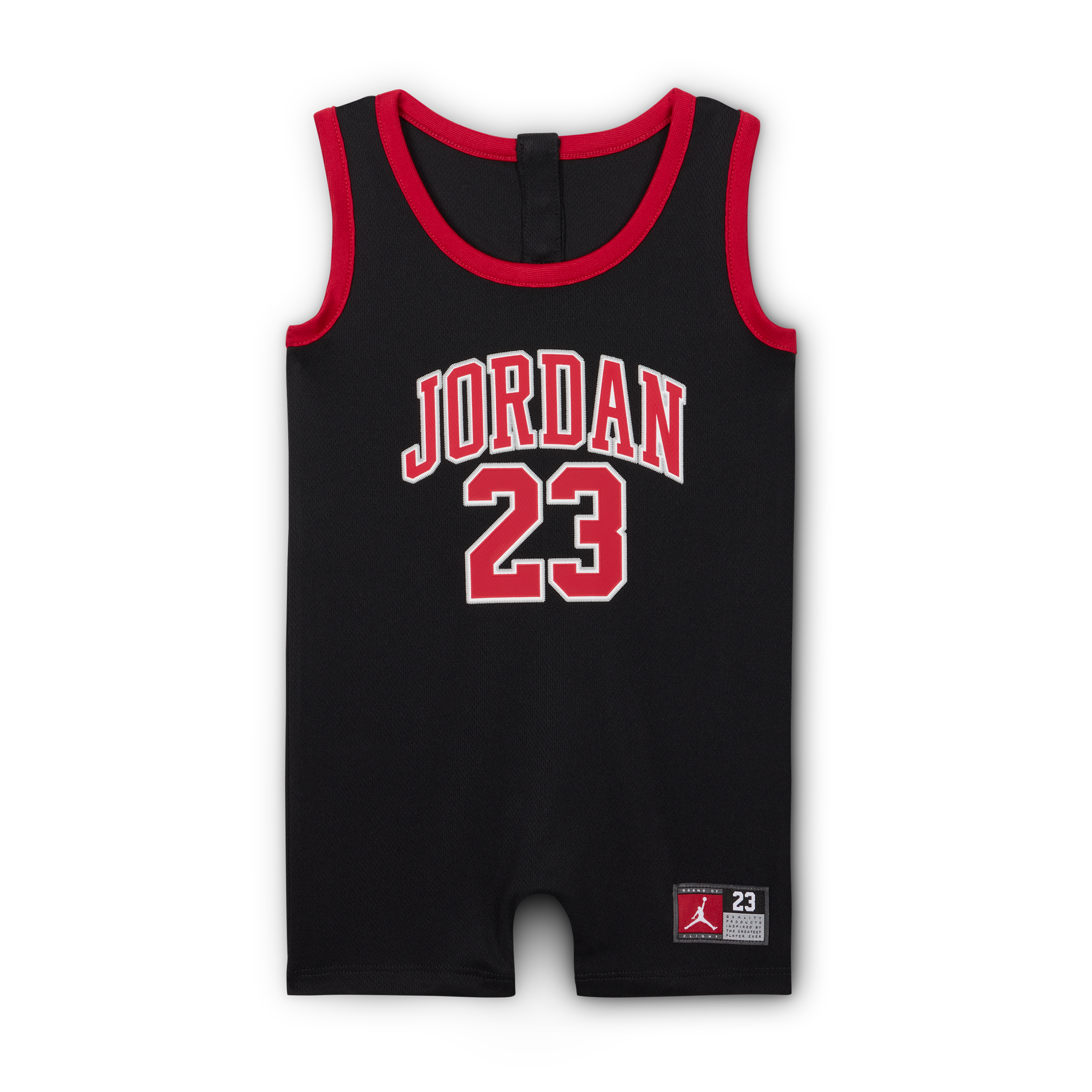 Jordan Jumpman 23 Jersey Romper In Black