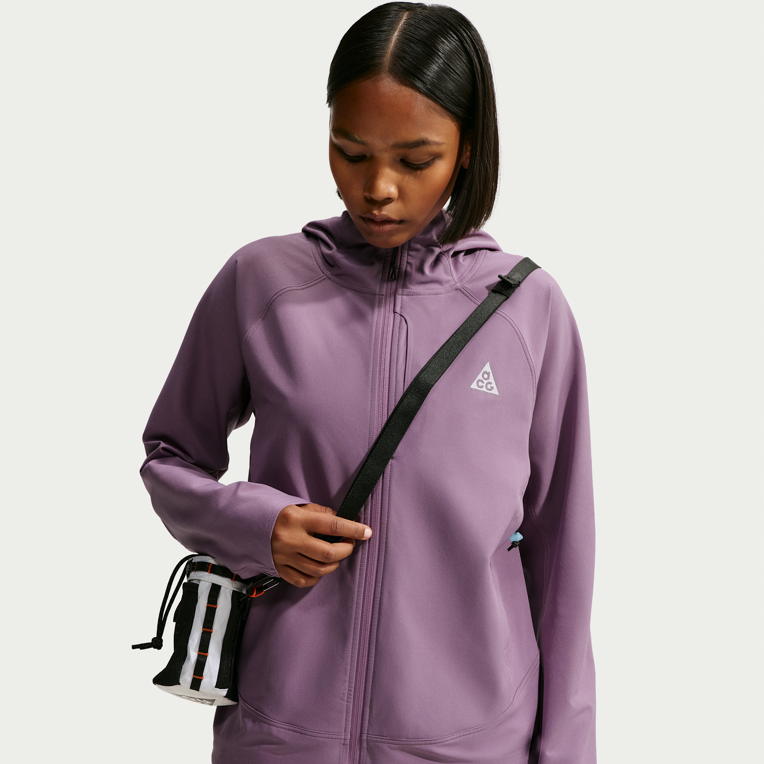 Women's Nike ACG Cloud Trekker Full-Zip Hiking Jacket in Purple | IM4316-536