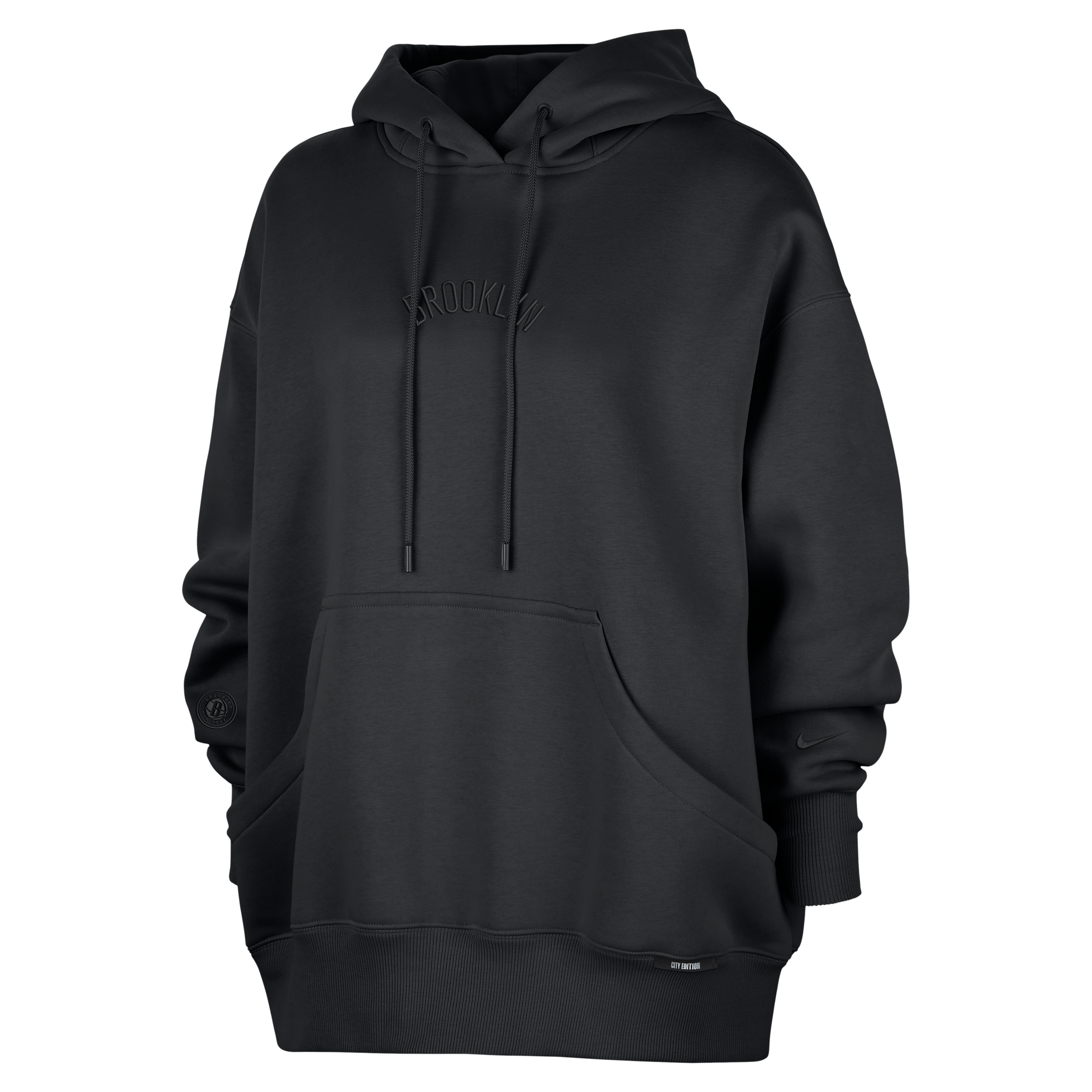 Nike Los Angeles Lakers City Edition  Women's Nba Phoenix Fleece Premium Hoodie In Black