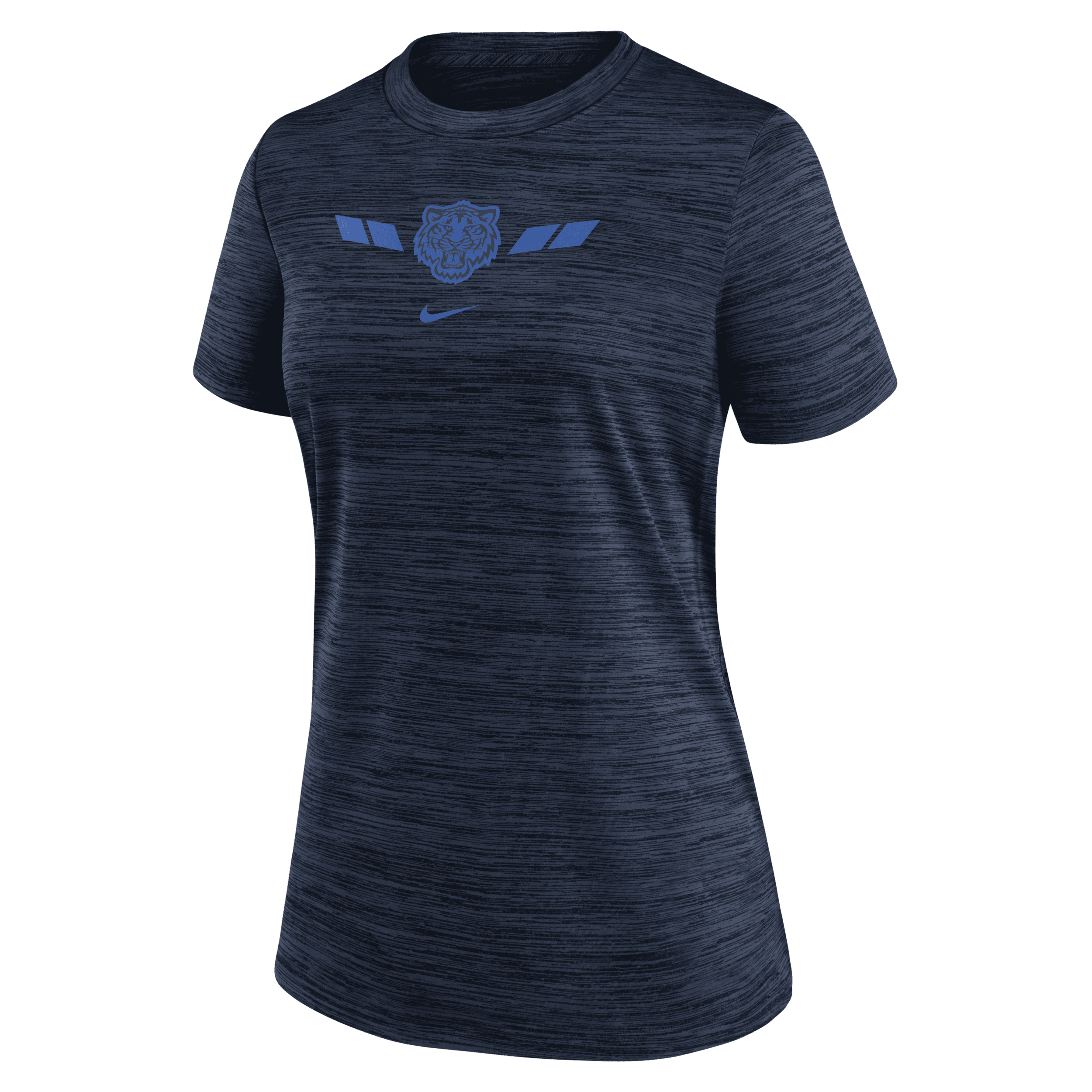 Nike Detroit Tigers Authentic Collection City Connect Practice Velocity  Women's Dri-fit Mlb T-shirt In Blue