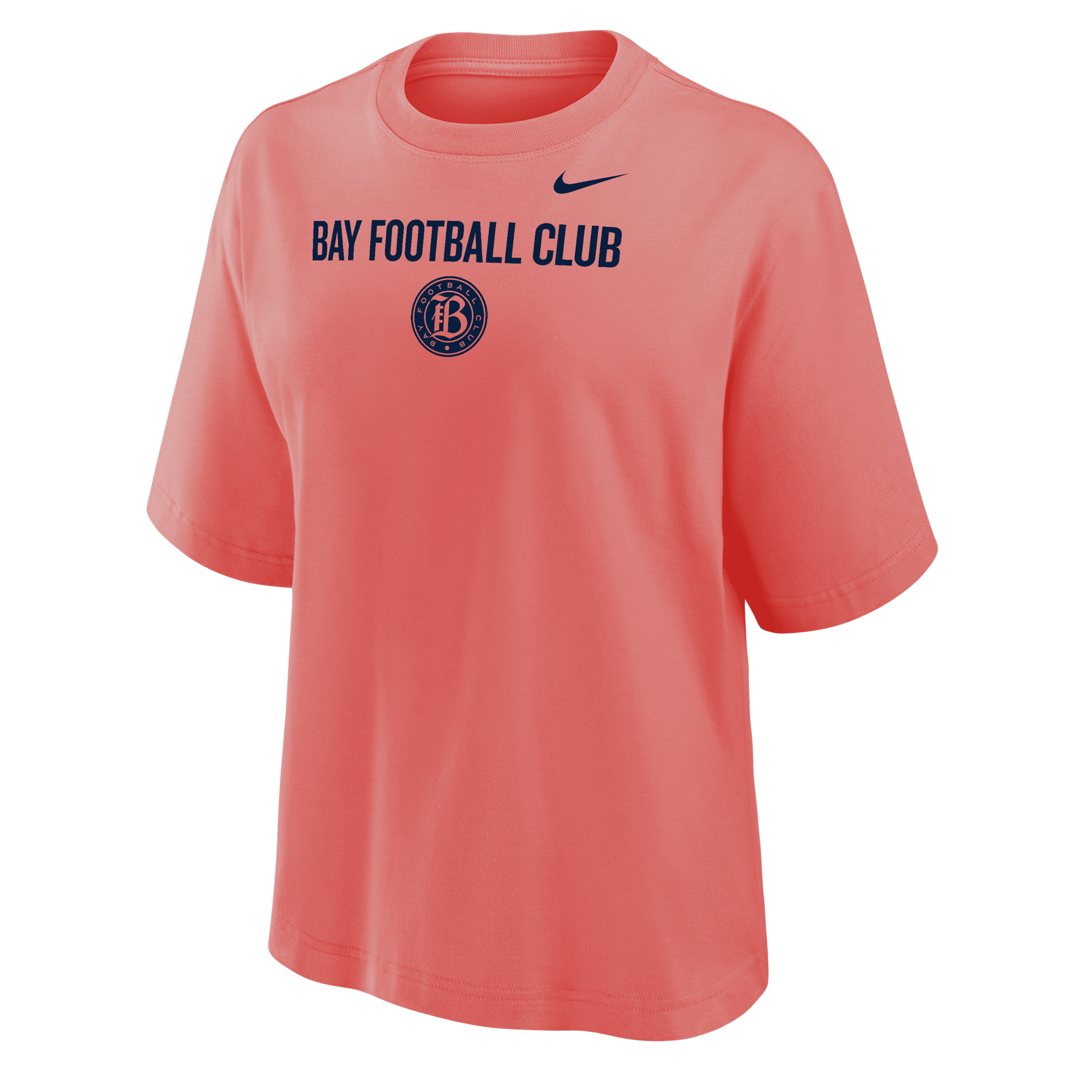 Nike Bay Fc Women's Nwsl Boxy T-shirt In Orange