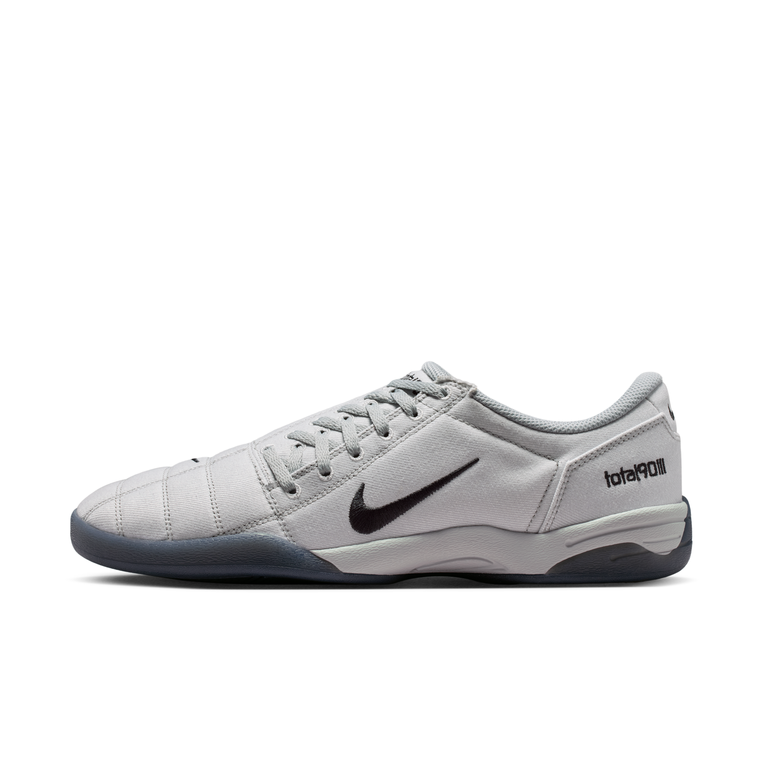 Nike Men's Total 90 Premium Casual Shoes in Light Smoke Grey/University Red/Photon Dust Size: 12.0