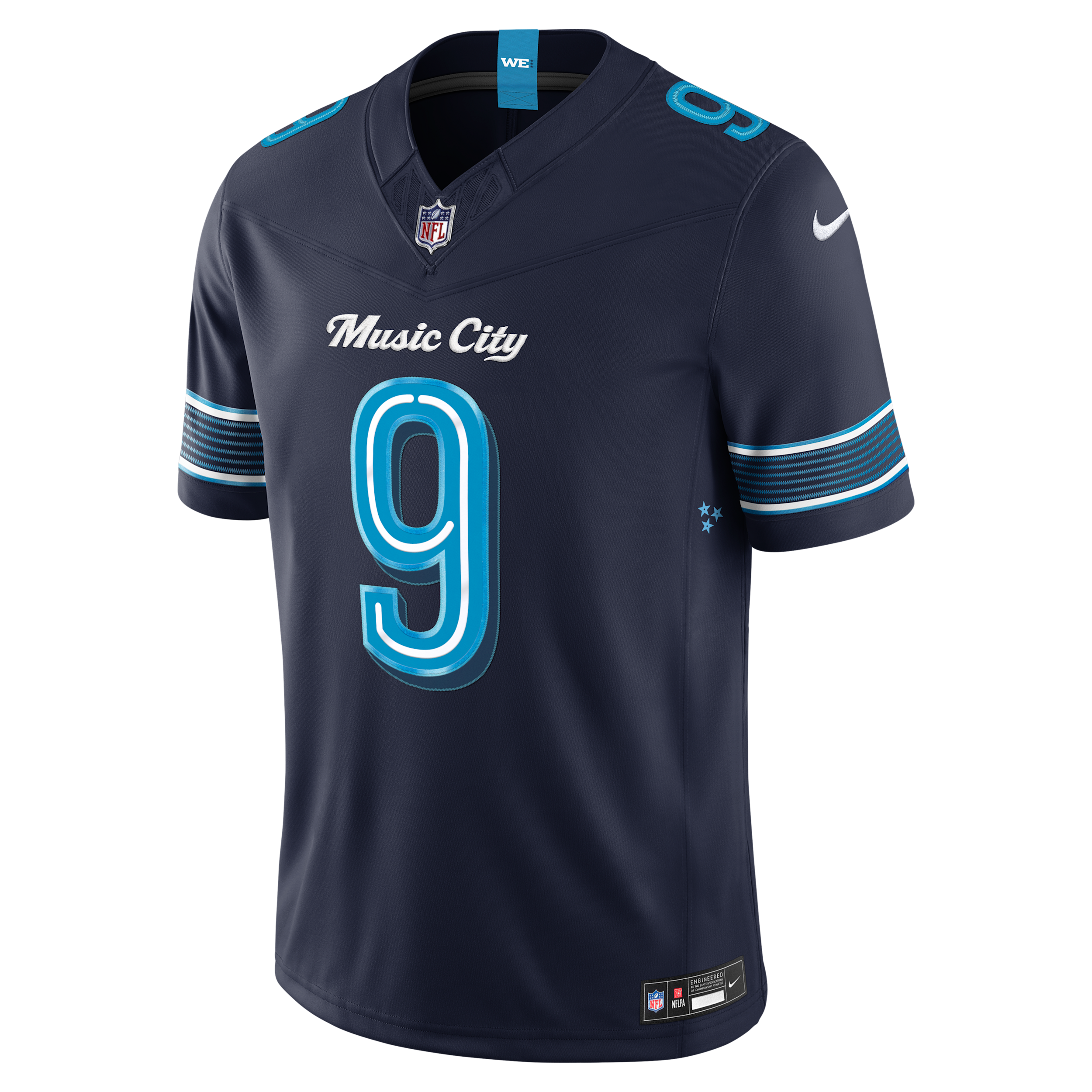 Nike Men's Steve Mcnair College Navy Tennessee Titans 2026 Rivalries Collection Vapor F.u.s.e Stitched Limited Jersey - College Navy