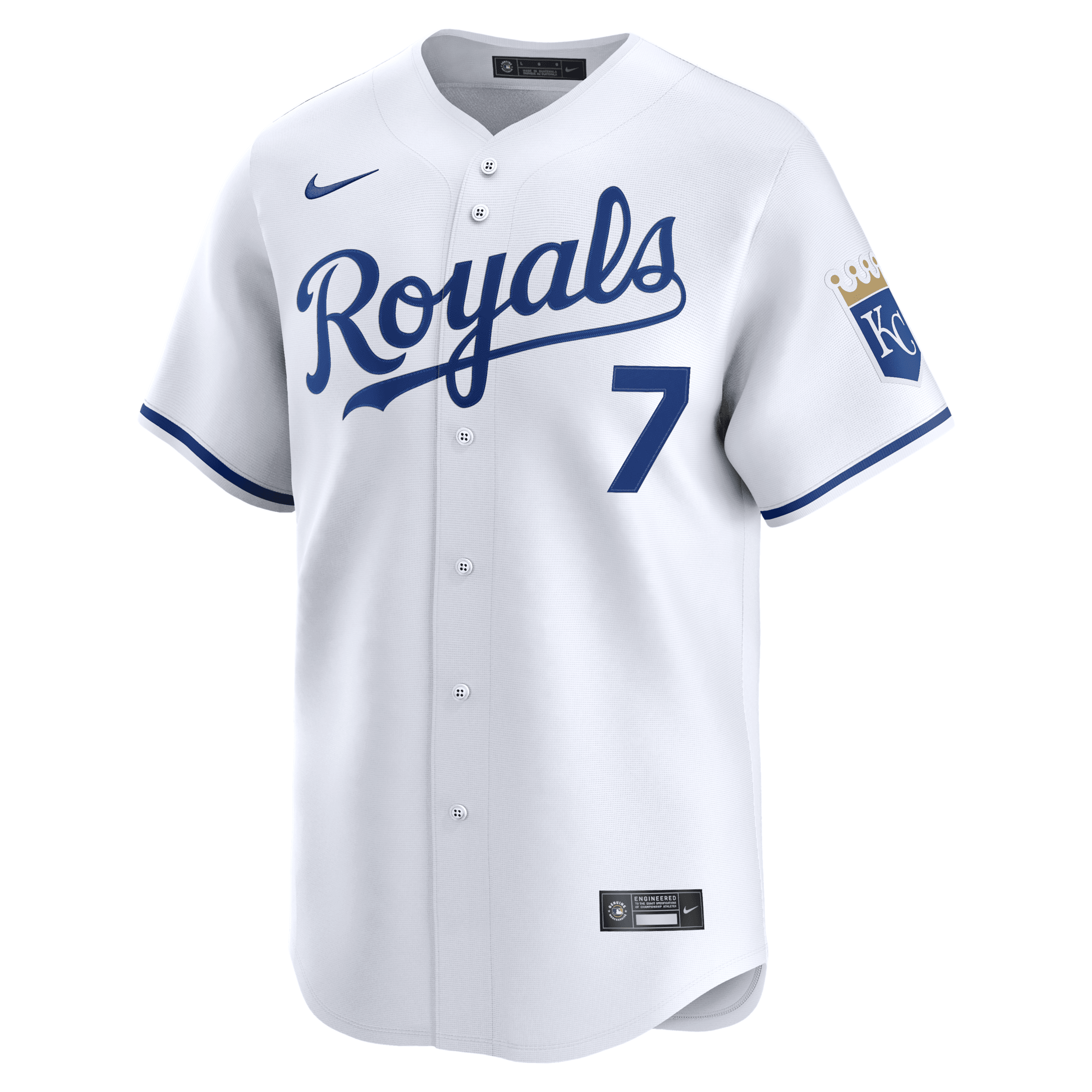 Bobby Witt Jr. Kansas City Royals Nike Men's Dri-FIT ADV MLB Limited Jersey in White | LM25ROHORO9-FK0