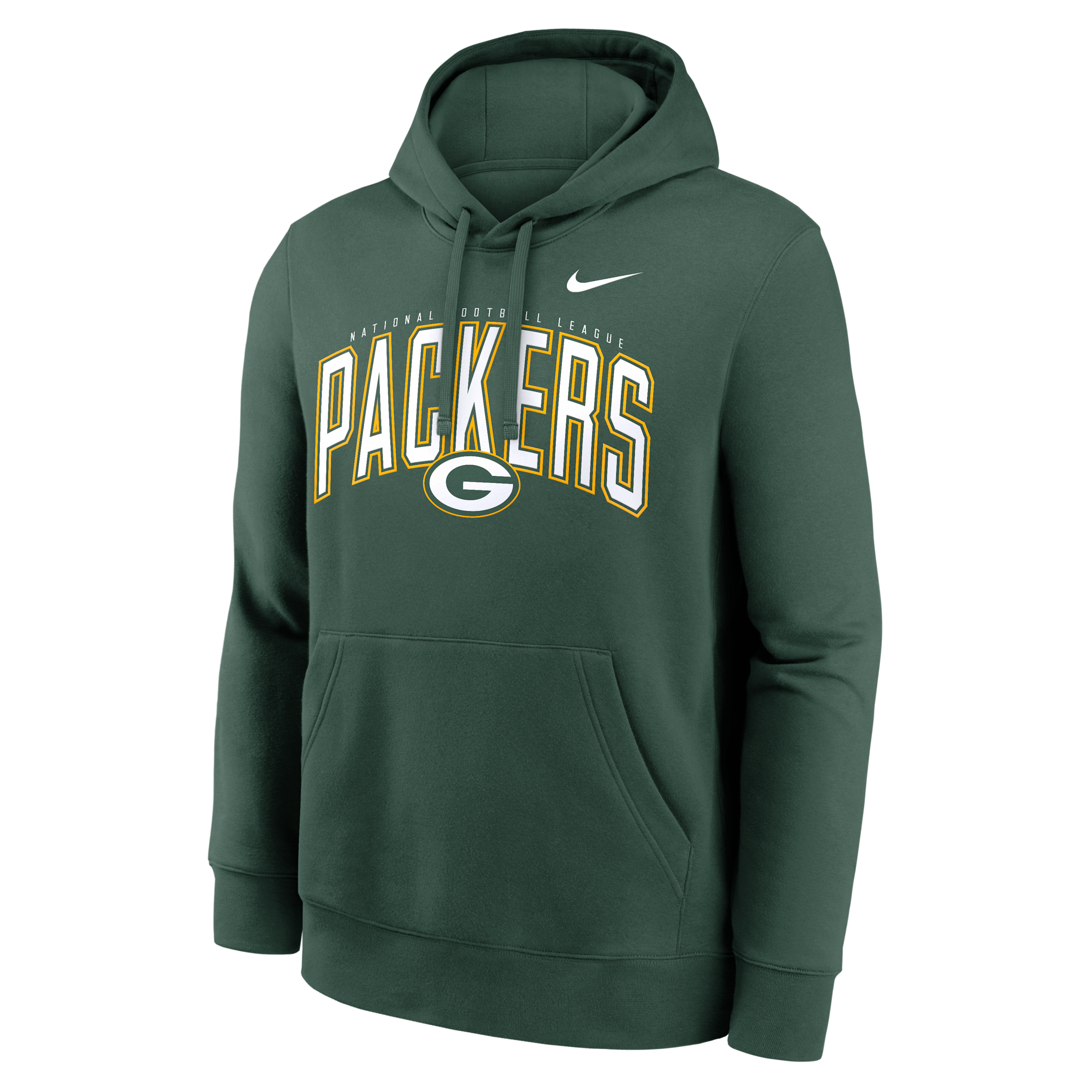 Nike Men's Green Green Bay Packers Expect Victory Club Fleece Pullover Hoodie - Green