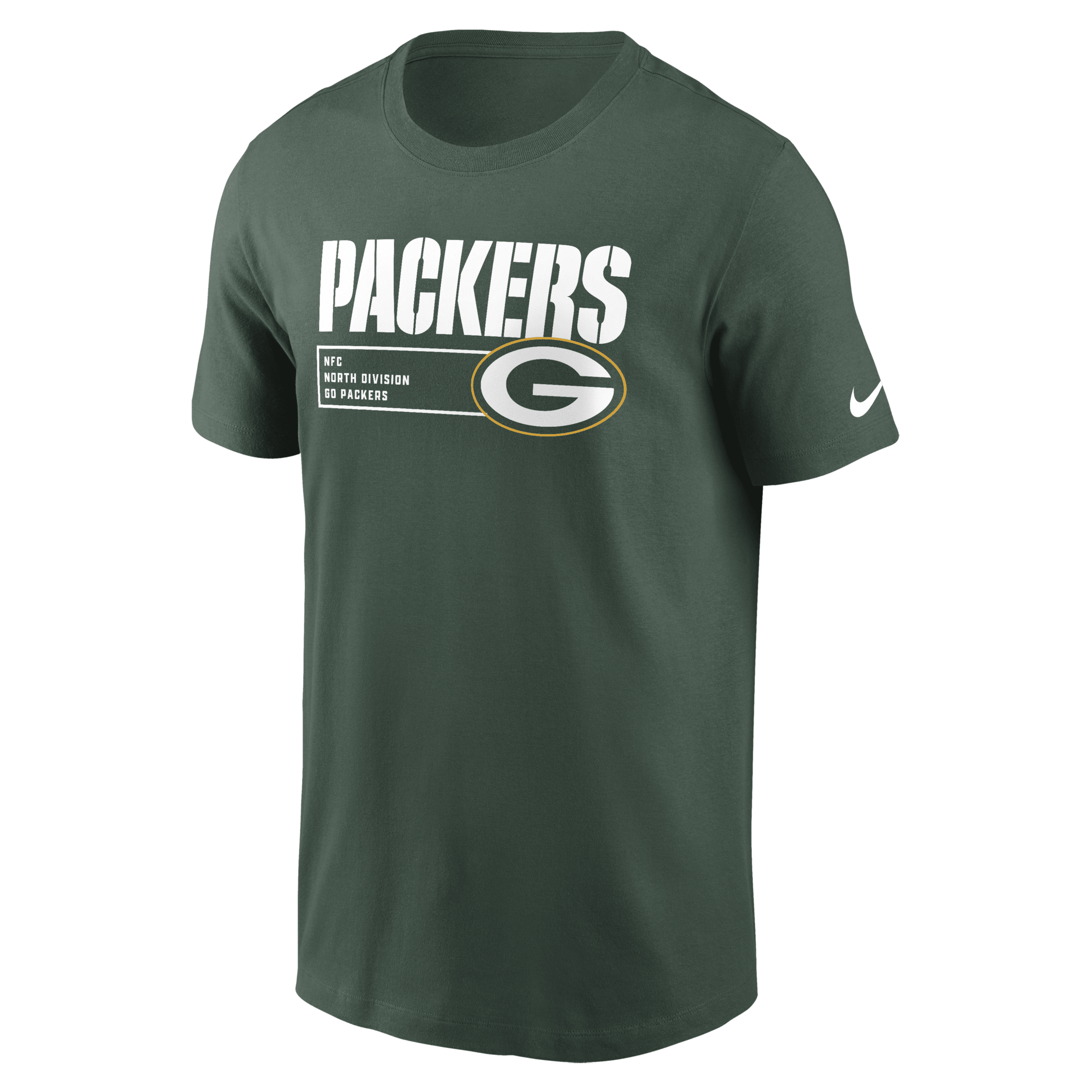 Shop Nike Green Bay Packers Division Essential  Men's Nfl T-shirt