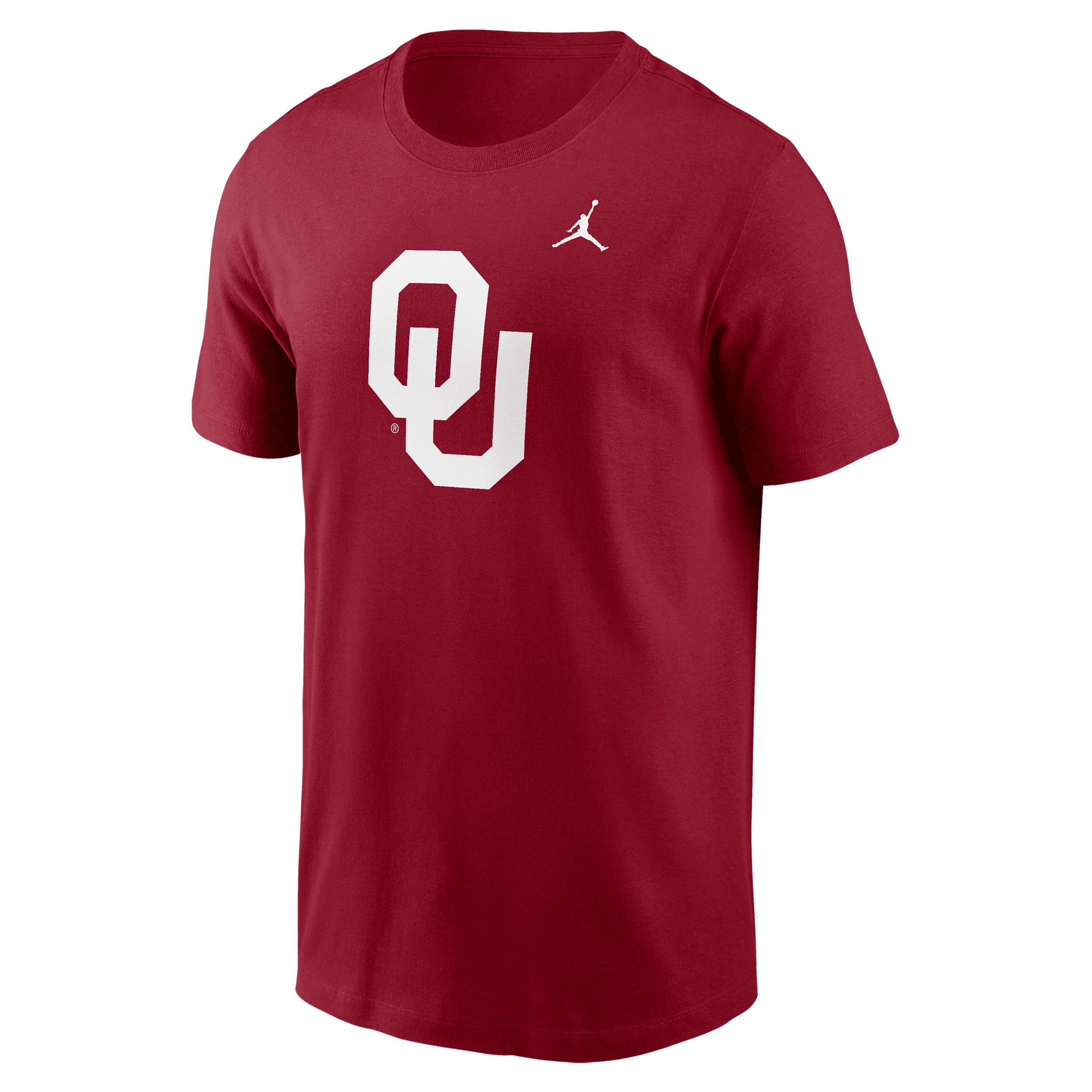 Jordan Men's Oklahoma Sooners Primetime Evergreen Logo T-shirt In Red