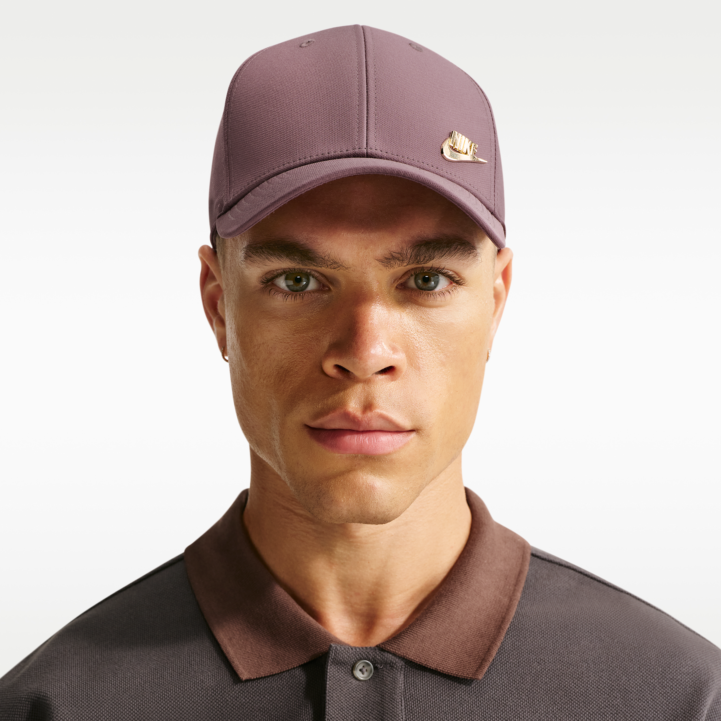 Nike Unisex Dri-FIT Club Structured Metal Logo Cap in Purple | FB5371-502
